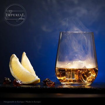 IMPERIAL glass Glas Trinkgläser, Glas, (max. 450ml) Getränkeglas Wassergläser Saftgläser Whiskeygläser