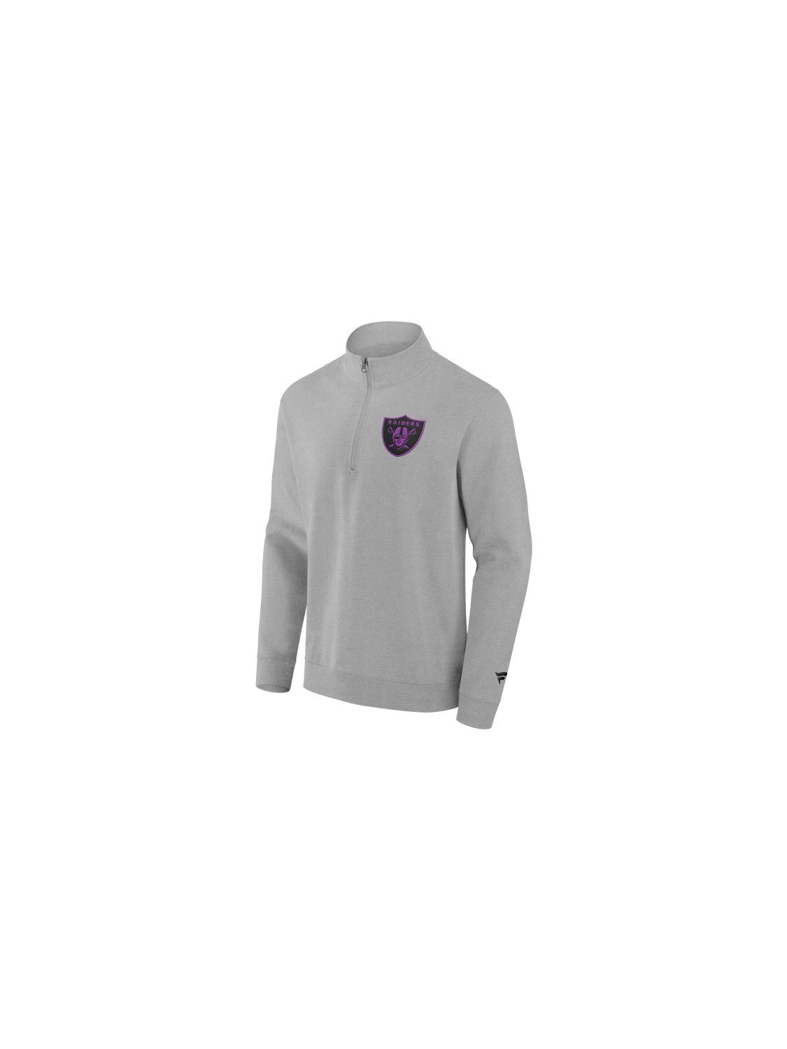 Las Vegas Raiders Sweatshirt Las Vegas Raiders Gradient 1/2 Zip Crew Sweatshirt