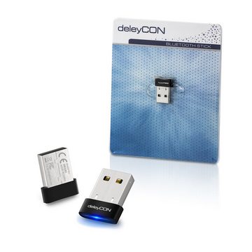 deleyCON deleyCON USB 4.0 Bluetooth Adapter Stick - Plug & Play - EDR - Win 10 Bluetooth-Adapter