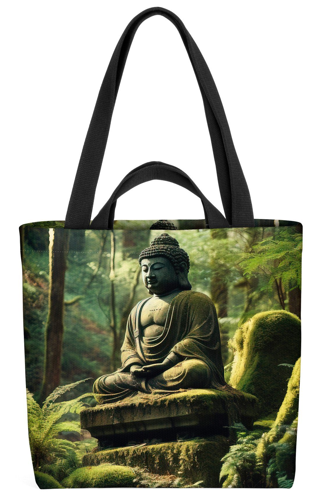 VOID Henkeltasche (1-tlg), Buddah kurs japan Meditation yoga asien china Yoga indien wellne Wald