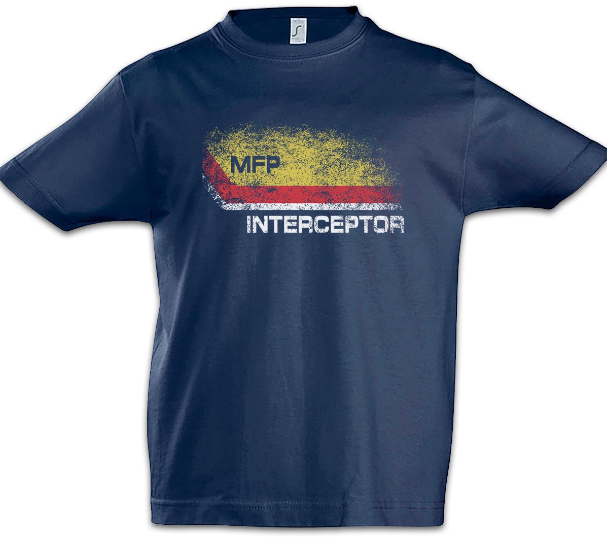 Print-Shirt Inter I Main Force Patrol Logo Kinder T-Shirt iller Fury Mad Road Max