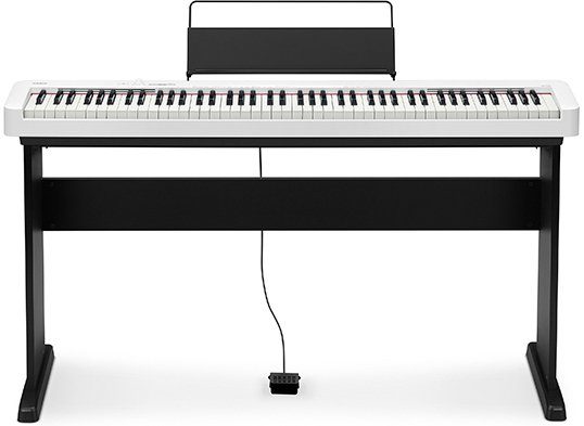 CASIO Digitalpiano CDP-S110WE, (Set), mit Stativ und Pedal | Pianos