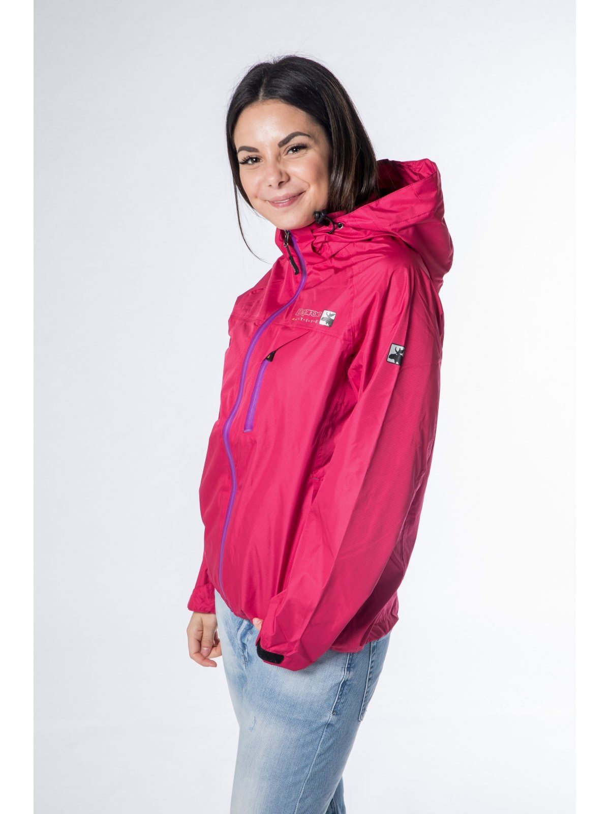 DEPROC Active Regenjacke DURELL NEW CS WOMEN auch in Großen Größen erhältlich. mit abnehmbarer Kapuze