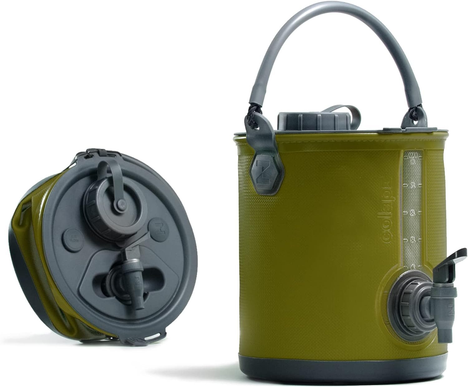 Colapz Kanister 2-in-1 Wasserkanister faltbar mit Hahn - tragbar für Trinkwasser