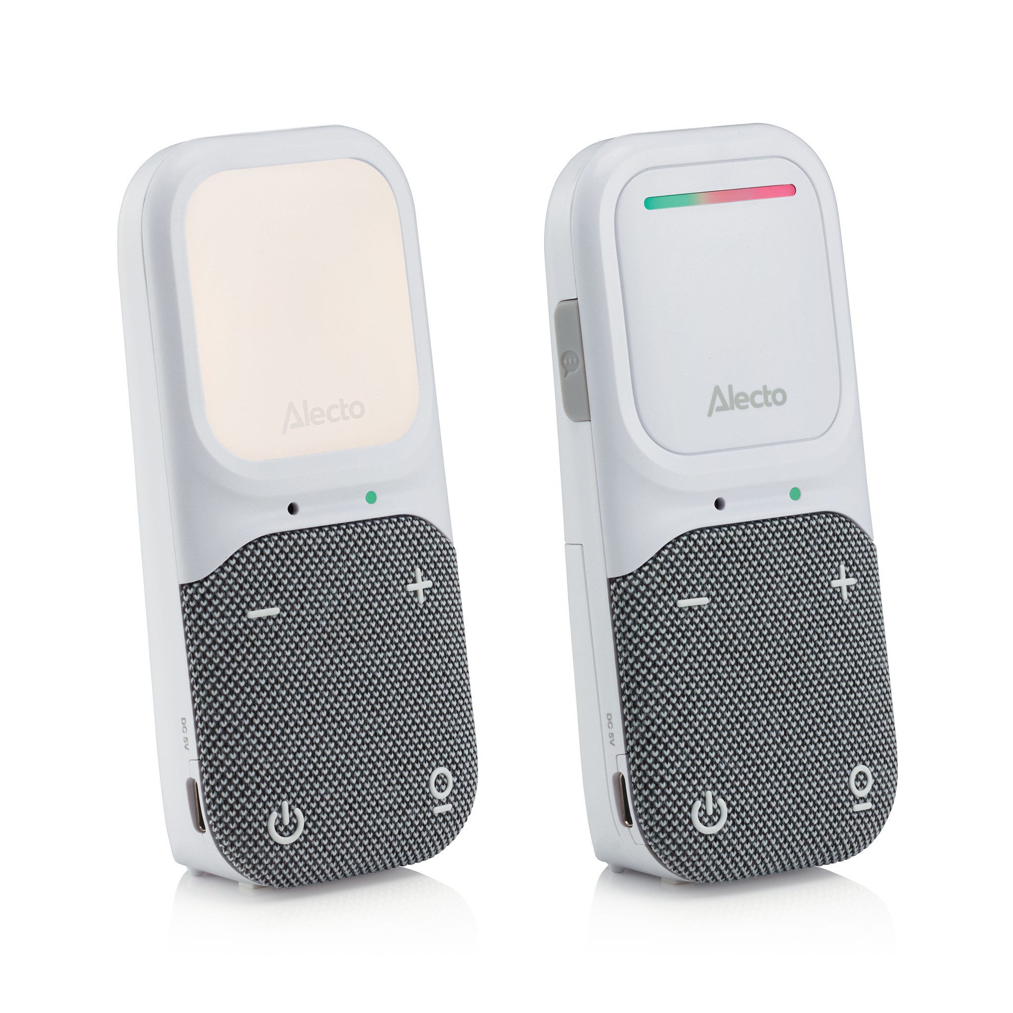 Alecto Video-Babyphone DBX135, 2-tlg., DECT-Klangqualität, integriertes Nachtlicht, für stressfreies Schlafen