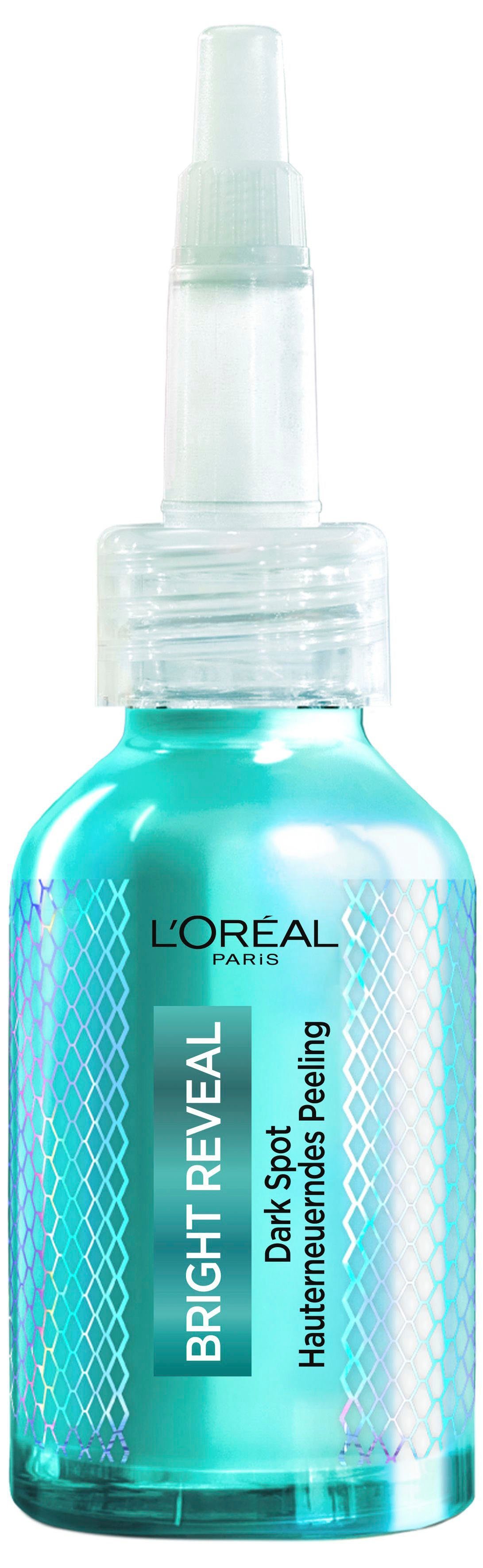 L'ORÉAL PARIS Gesichtspeeling BRIGHT REVEAL DARK SPOT PEELING, verbessert die Hautstruktur, ölfrei, sanft, auch für empfindliche Haut