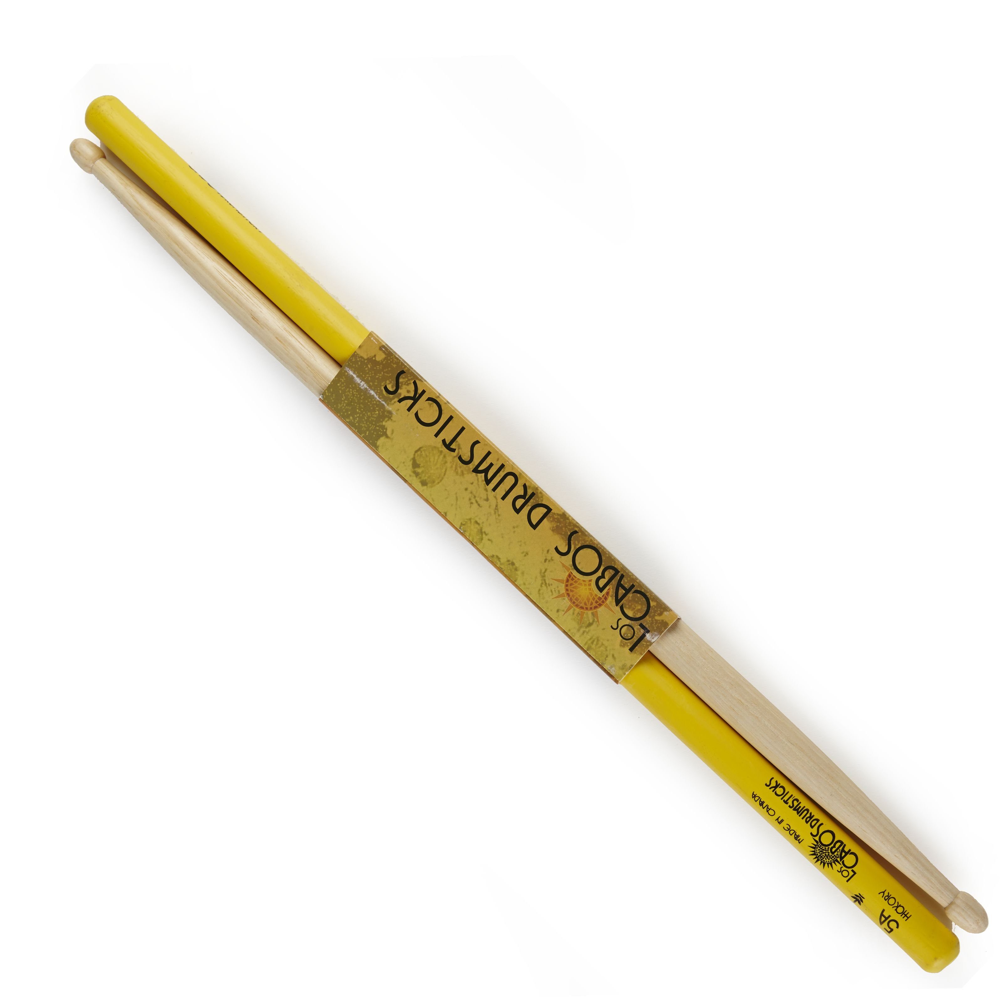 Los Cabos Drumsticks (5A Yellow Jacket Sticks, Wood Tip, Sticks, Beater und Mallets, Drumsticks Holztip), 5A Yellow Jacket Sticks, Wood Tip - Drumsticks