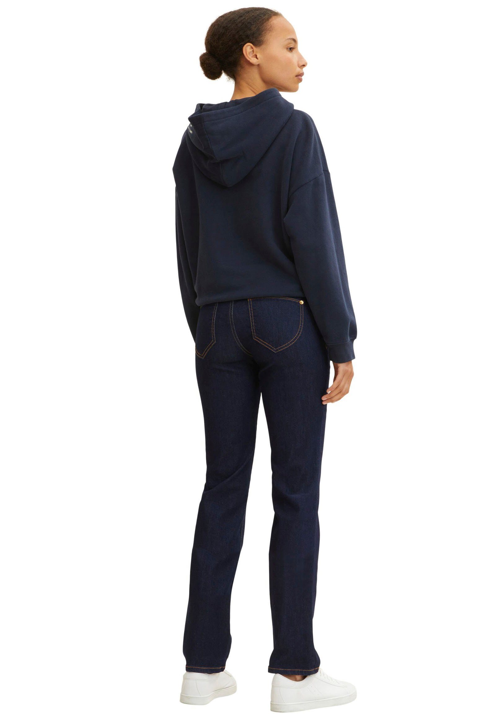 TOM TAILOR Gerade Jeans Alexa Straight mit Kontrastnähten