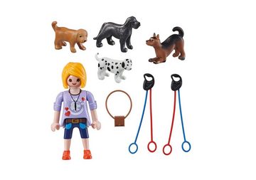 Playmobil® Konstruktions-Spielset Hundesitterin