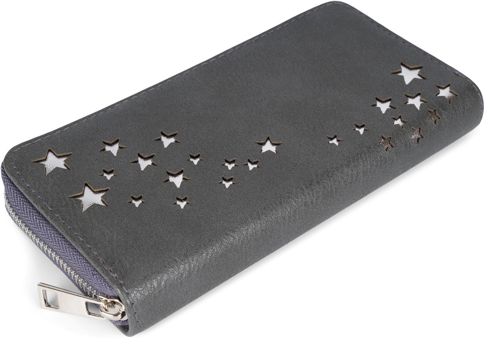 styleBREAKER Geldbörse Geldbörse mit Stern Cut Out (1-tlg) günstig online kaufen