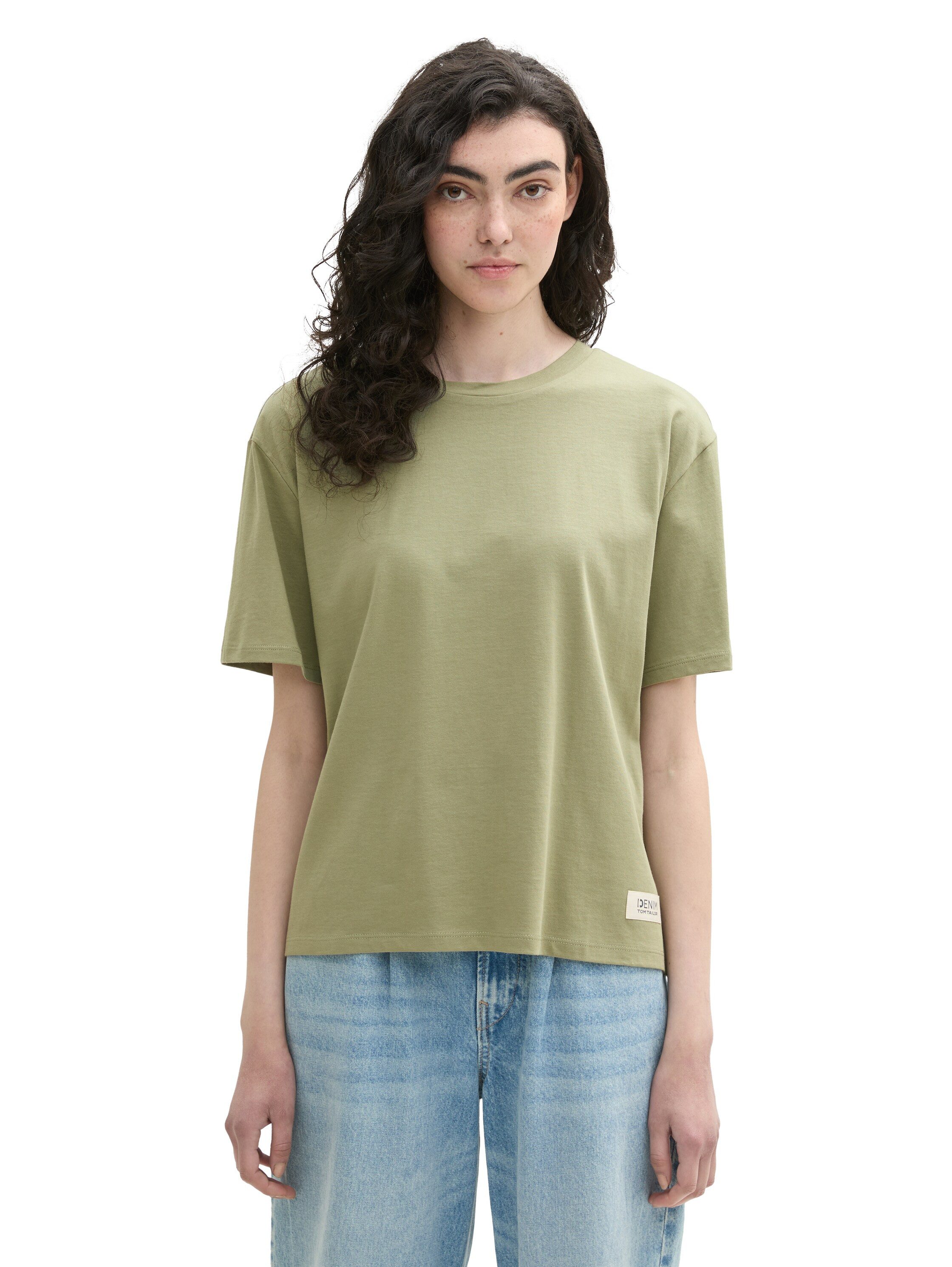 TOM TAILOR Denim T-Shirt Boxy aus günstig online kaufen