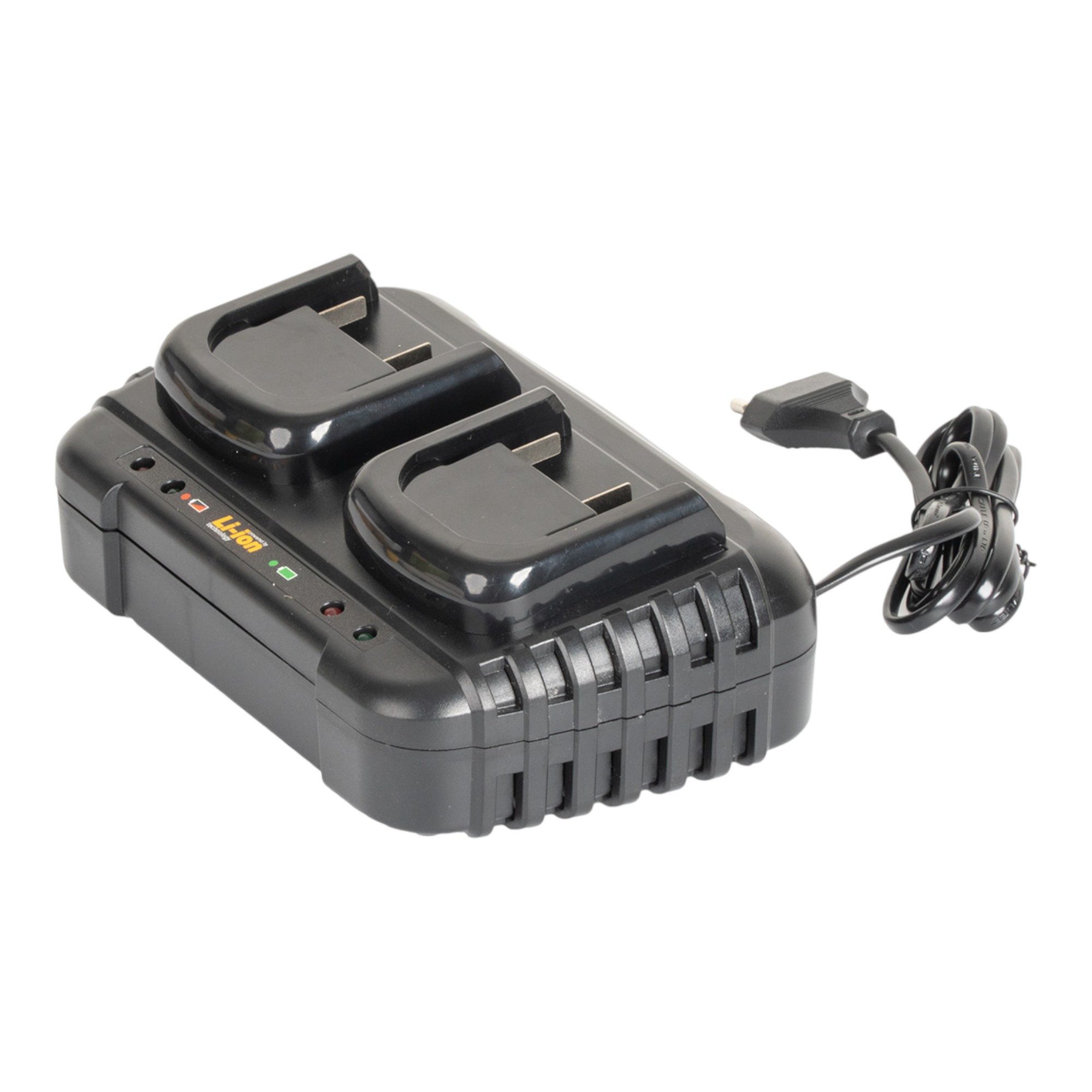 PRO CRAFT Procraft 20/2 Doppel Ladegerät 20 V für Li-Ion Akkus 2 A Schnelllade-Gerät