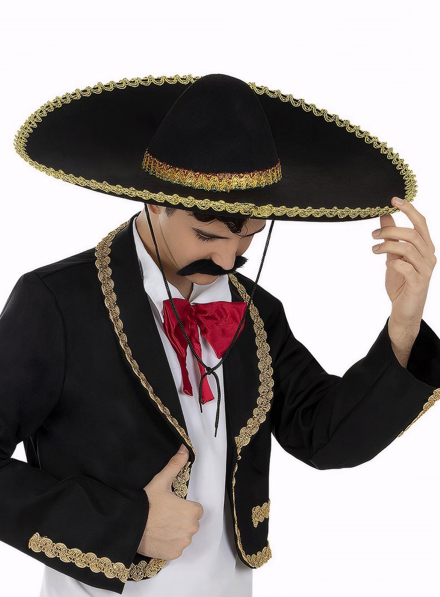 Funidelia Cowboy-Kostüm Mariachi Sombrero, Typisch mexikanischer Hut – auch günstig online kaufen