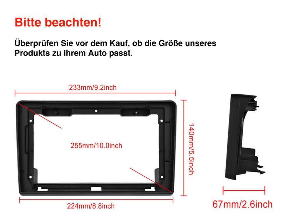 ESSGOO DAB+ Android 15 Autoradio Für Fiat Ducato 2006-2022 Navi Apple CarPlay Autoradio (RDS, 4+64GB(optional), Digitalradio (DAB), FM, Apple Carplay Android Auto GPS Navi WIFI BT EQ mit USB- und Type-C)