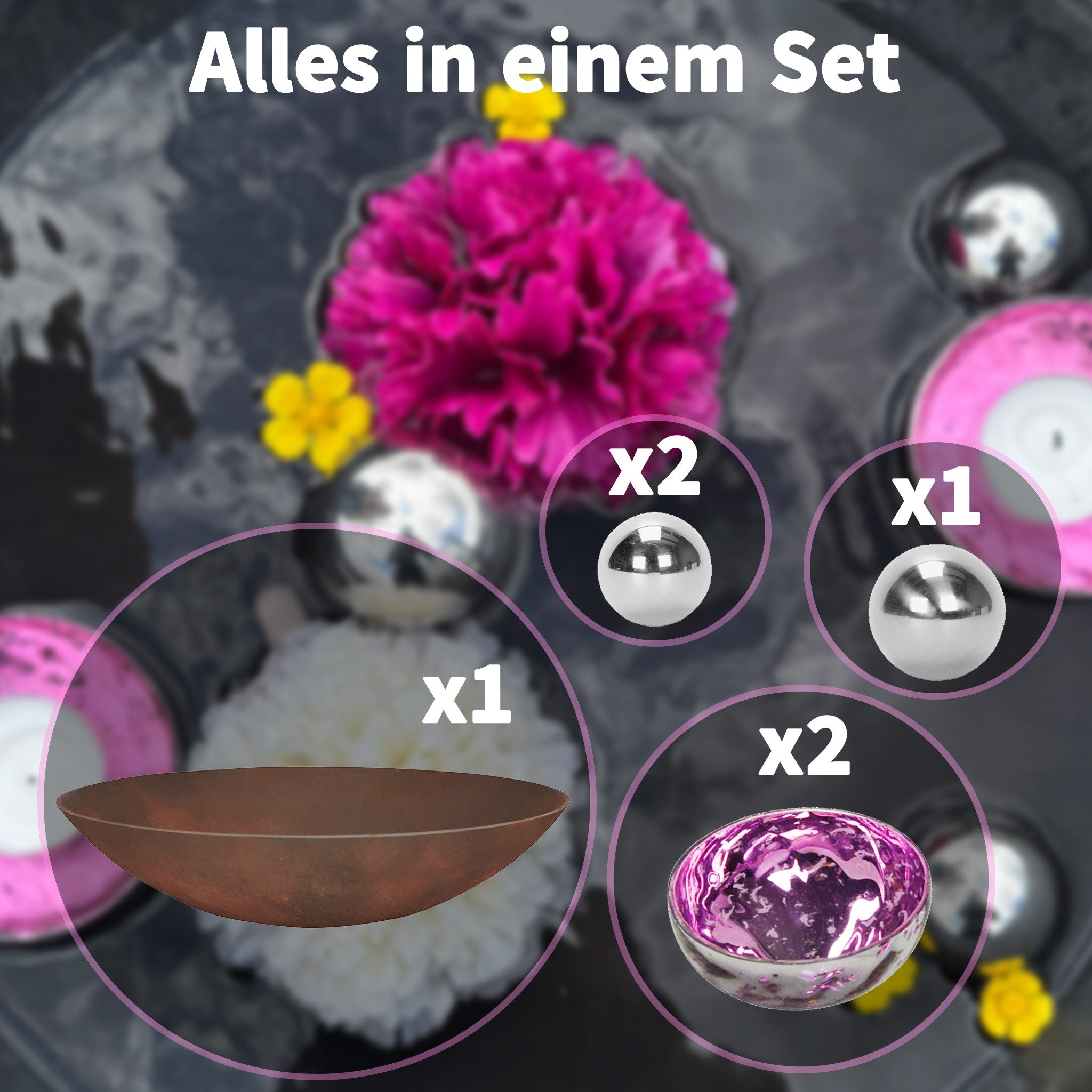 matches21 HOME & HOBBY Wasserspiel Miniteich günstig online kaufen