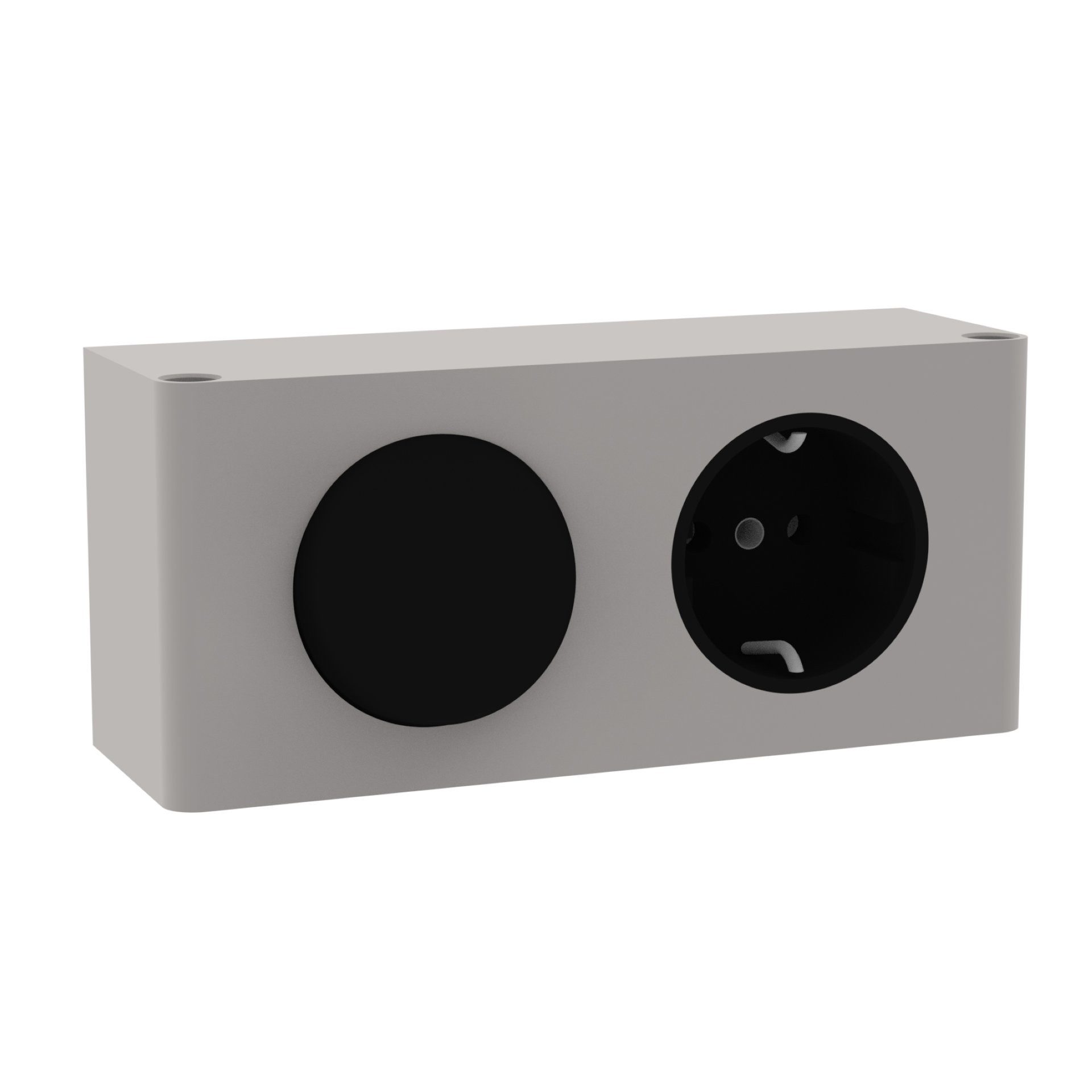 FACKELMANN Spiegelschrank-Zubehör, Elektrobox, Energiebox Steckdosenleiste