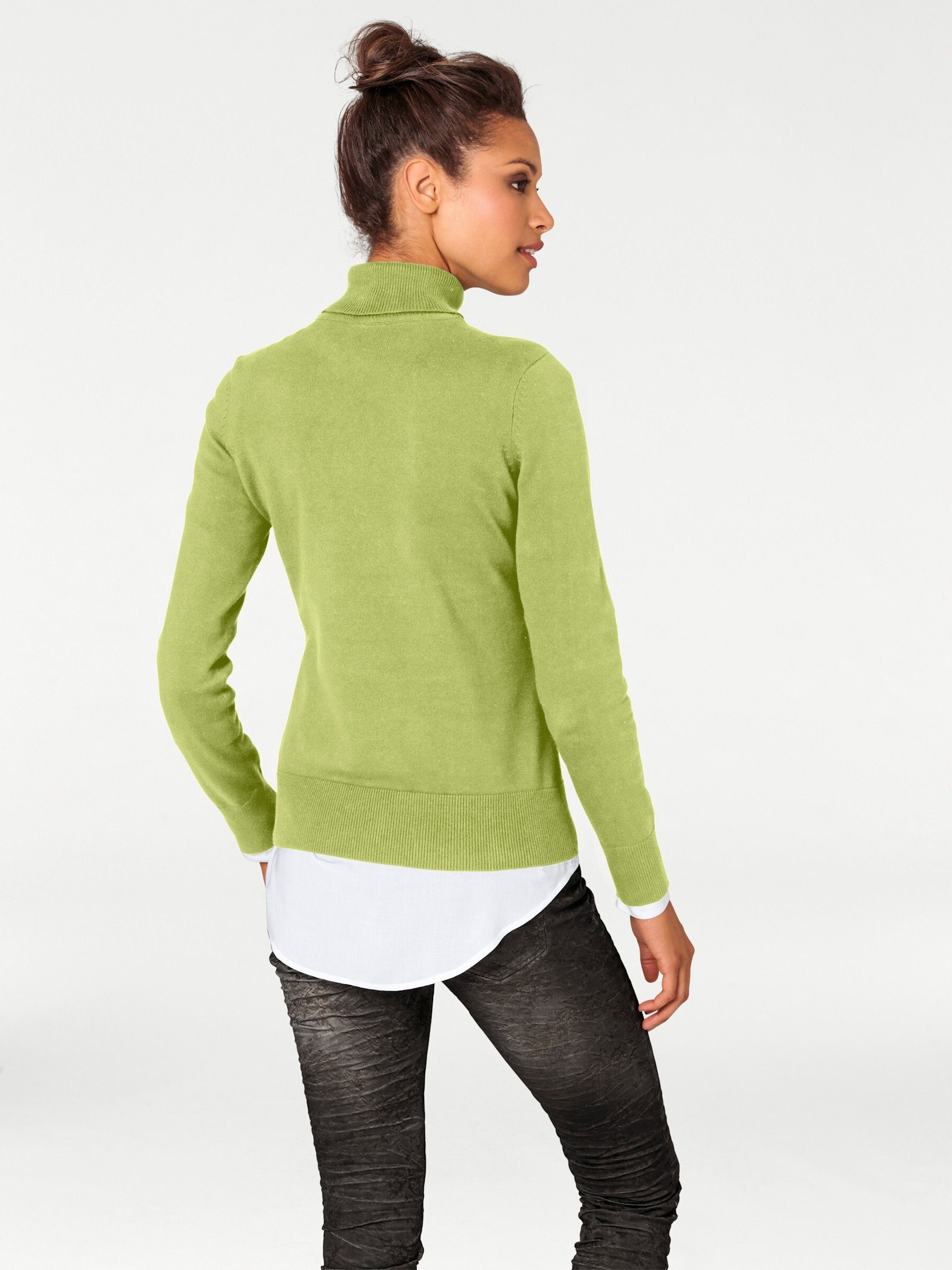 heine Strickpullover Rollkragenpullover .