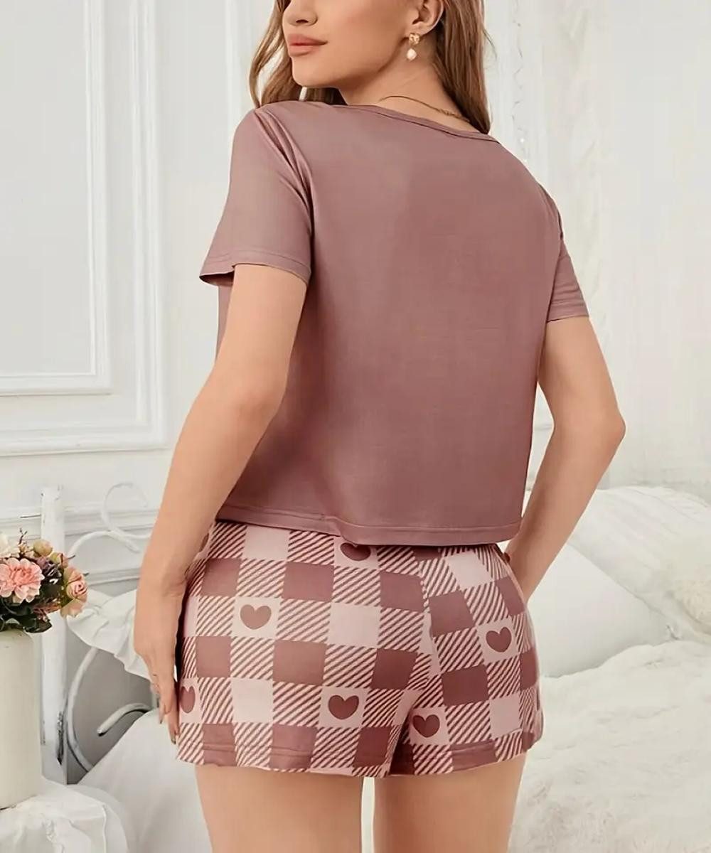 Selef Creation Pyjama Schlafanzug-Set mit Herzmotiv günstig online kaufen