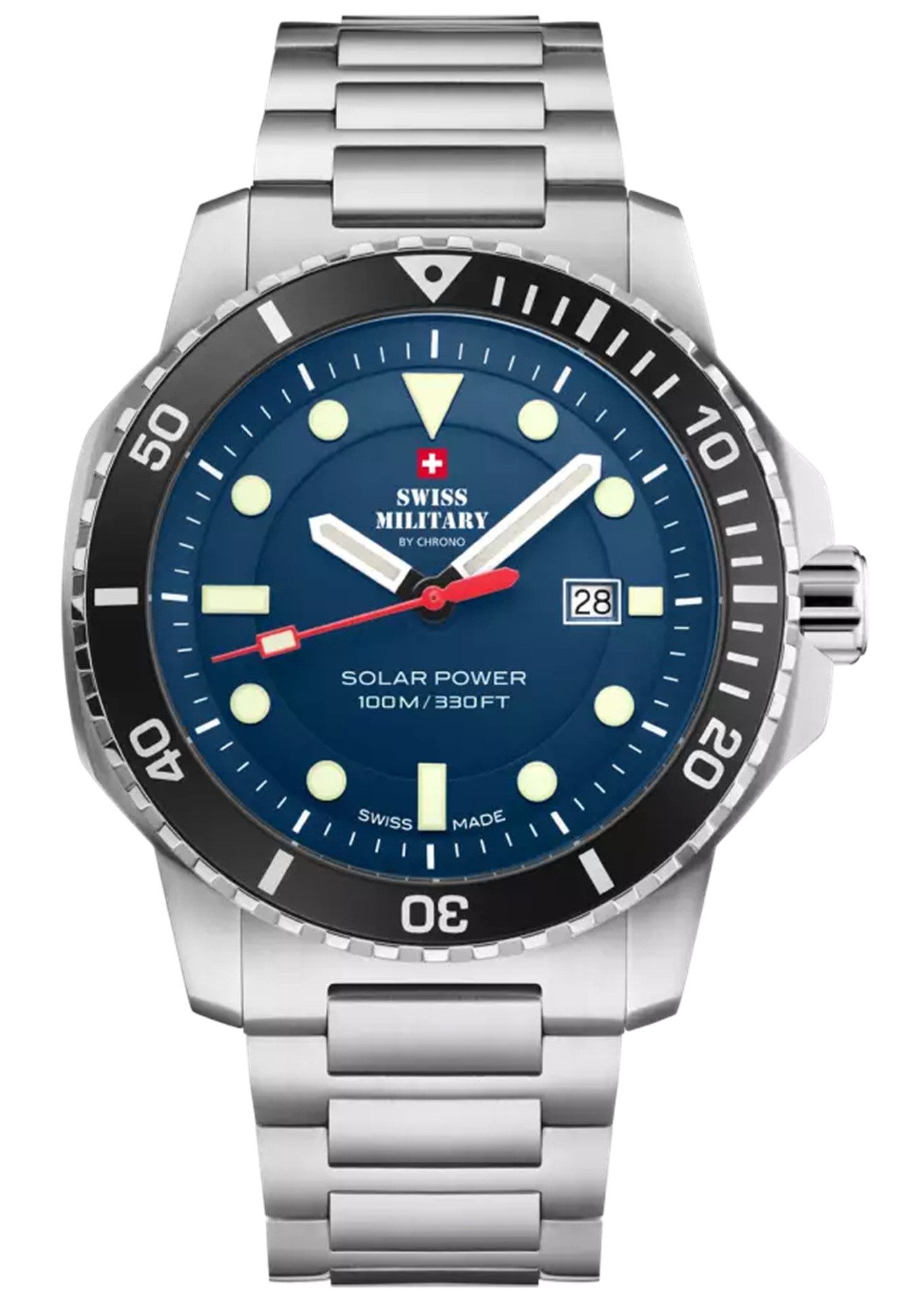 Swiss Military by Chrono Solaruhr Schweizer Solar Sportuhren wasserdicht 10 günstig online kaufen