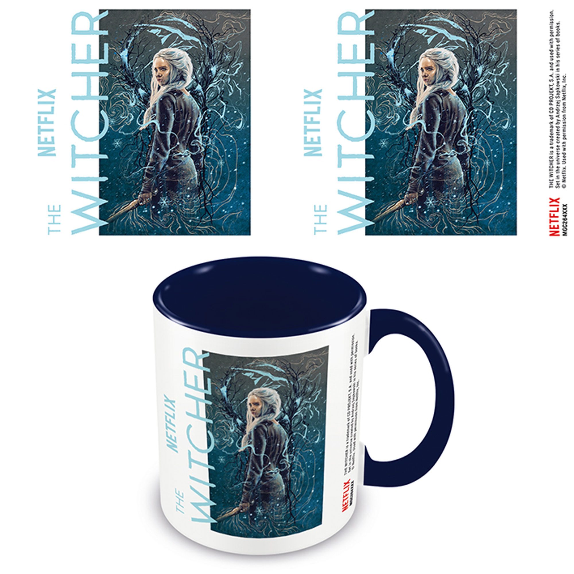 Tasse Witcher, The - Lizenz Tassen 3D - Ciri The Swallow