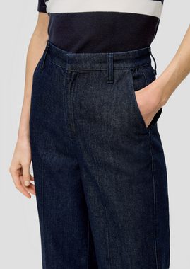 s.Oliver BLACK LABEL 7/8-Jeans Cropped-Jeans / Regular Fit / High Rise / Wide Leg