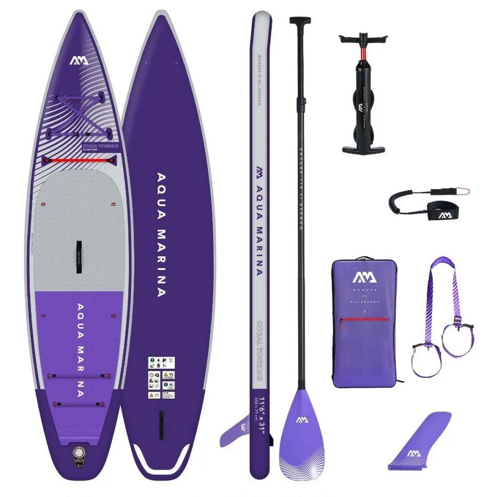 Aqua Marina Inflatable SUP-Board Aqua Marina SUP Coral Touring 11.6 Night Fade