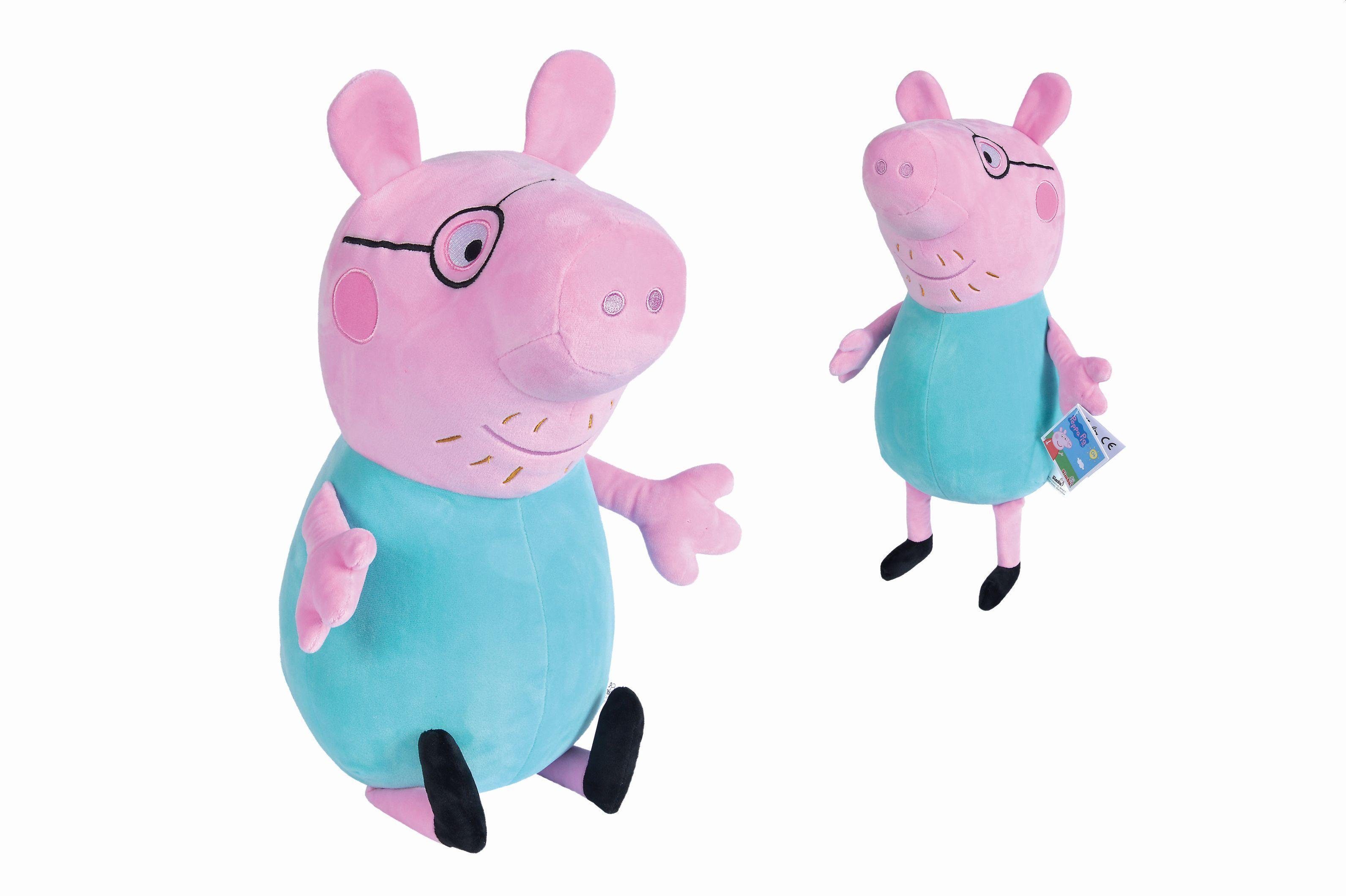 Plüschfigur Simba 109261005 - Peppa Pig, Plüsch Papa Wutz, Tierfigur, 37cm günstig online kaufen