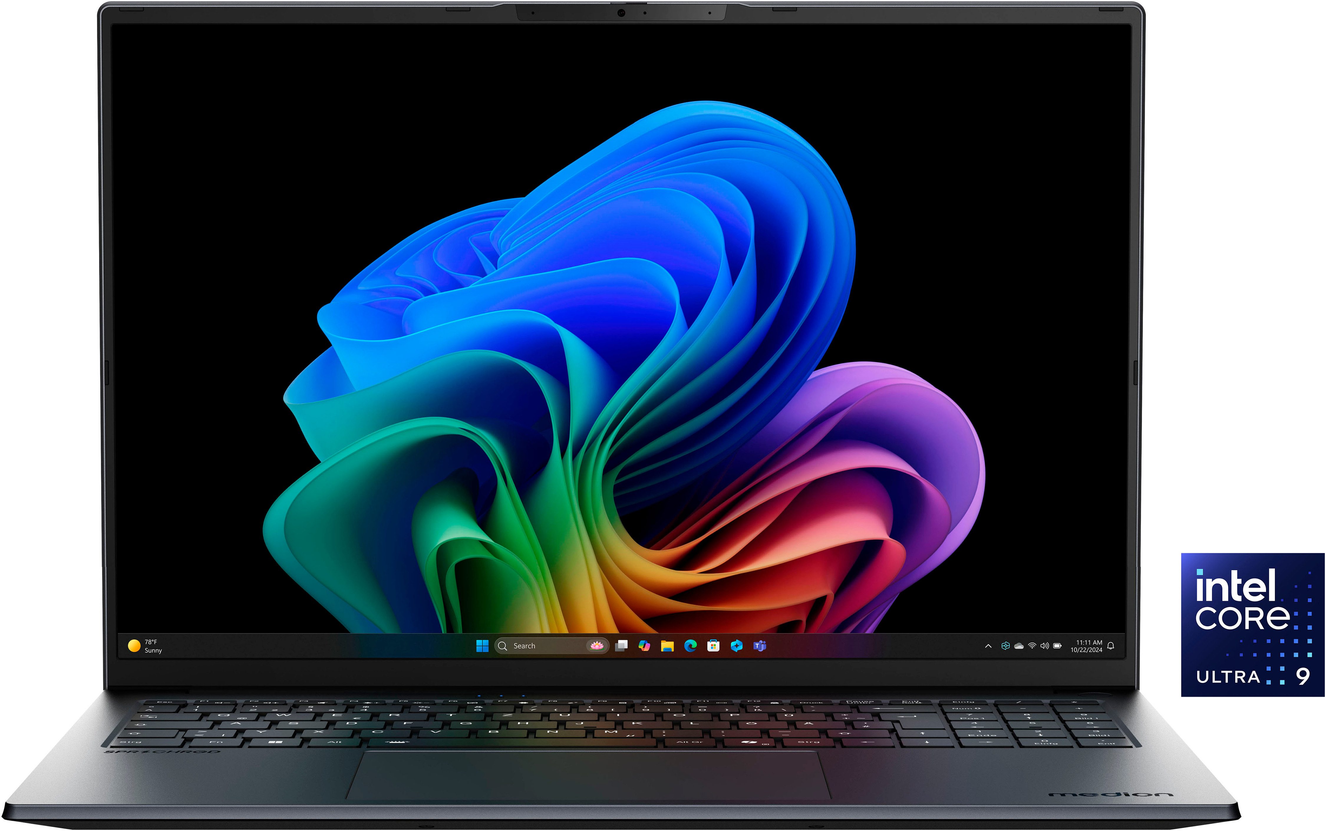 Medion® SPRCHRGD 16 S1 OLED Notebook (40,6 cm/16 Zoll, Intel Core Ultra 9 288V, ARC 140V, 2000 GB SSD)
