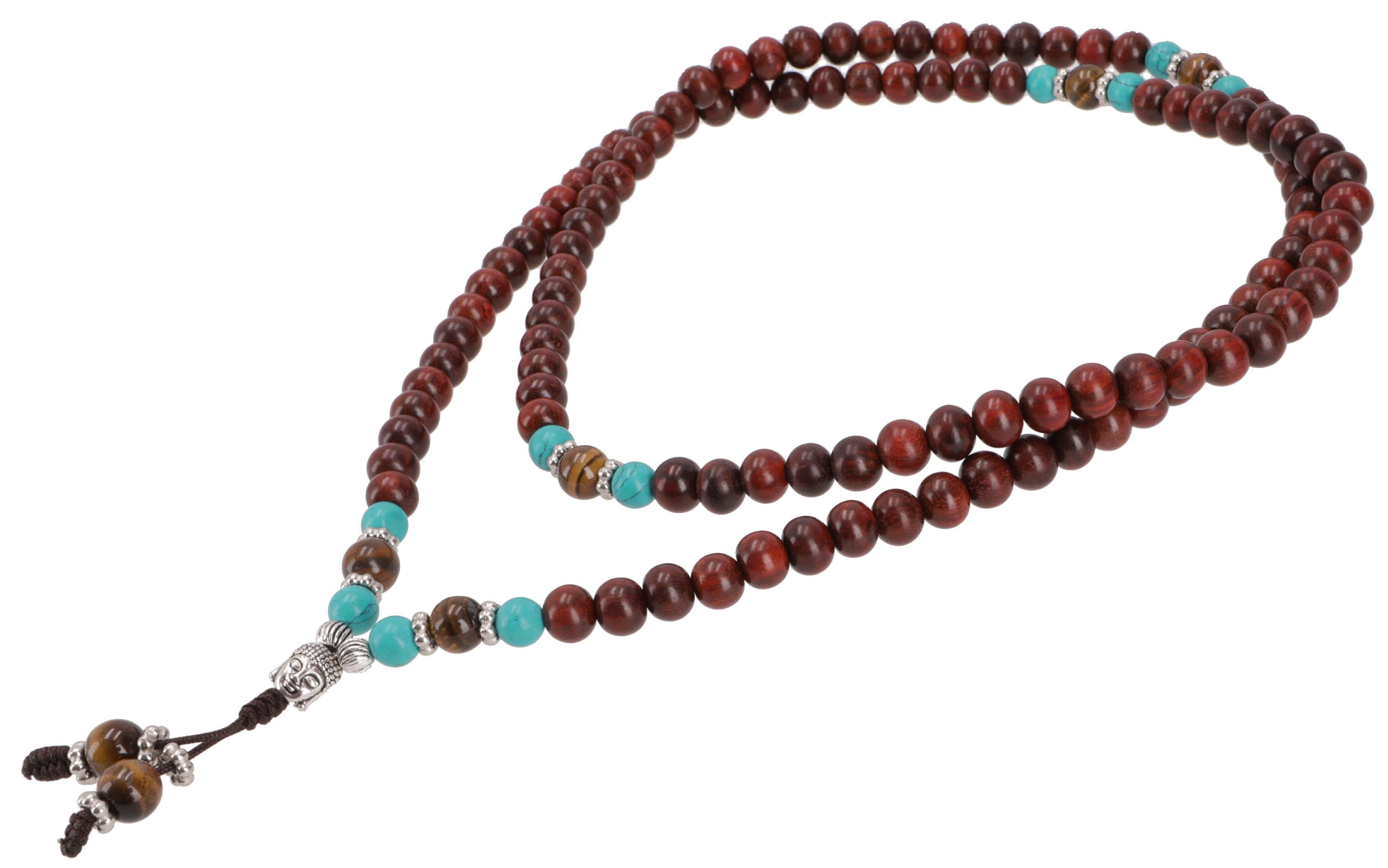 Guru-Shop Perlenkette Tibetische Mala aus Halbedelsteinen,.. günstig online kaufen