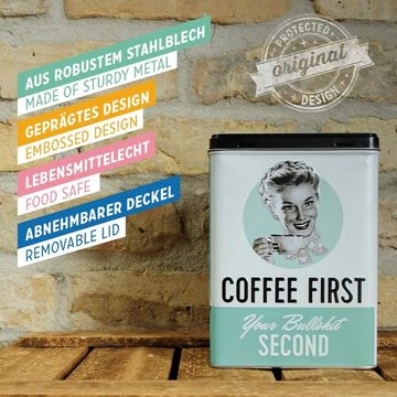 Nostalgic-Art Vorratsdose Kaffeedose Blechdose - Coffee First