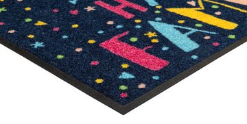 Fußmatte Sparkle Family, wash+dry by Kleen-Tex, rechteckig, Höhe: 7 mm