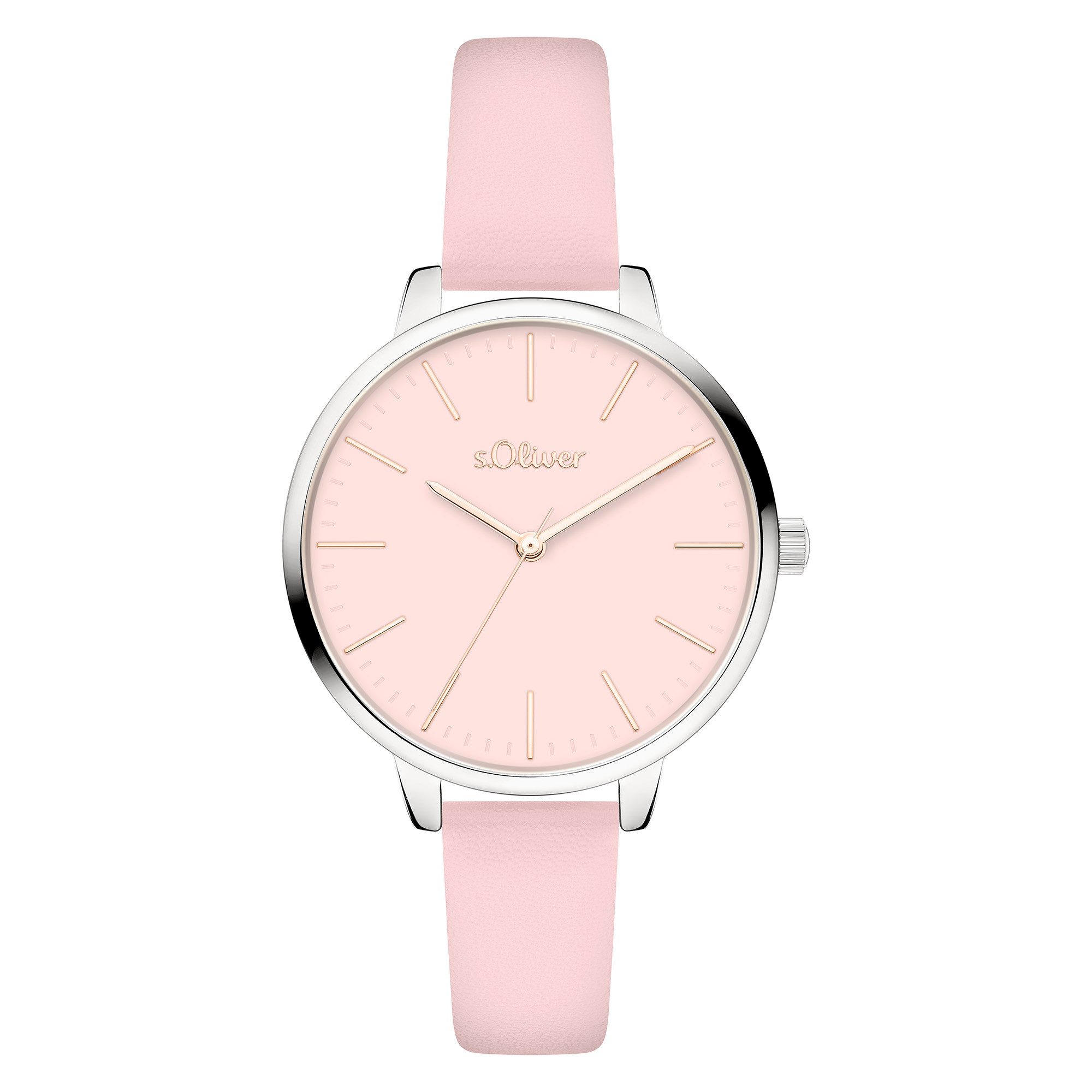 s.Oliver Lovely Time SO-4568-LQ, Armbanduhr, Damenuhr, analog