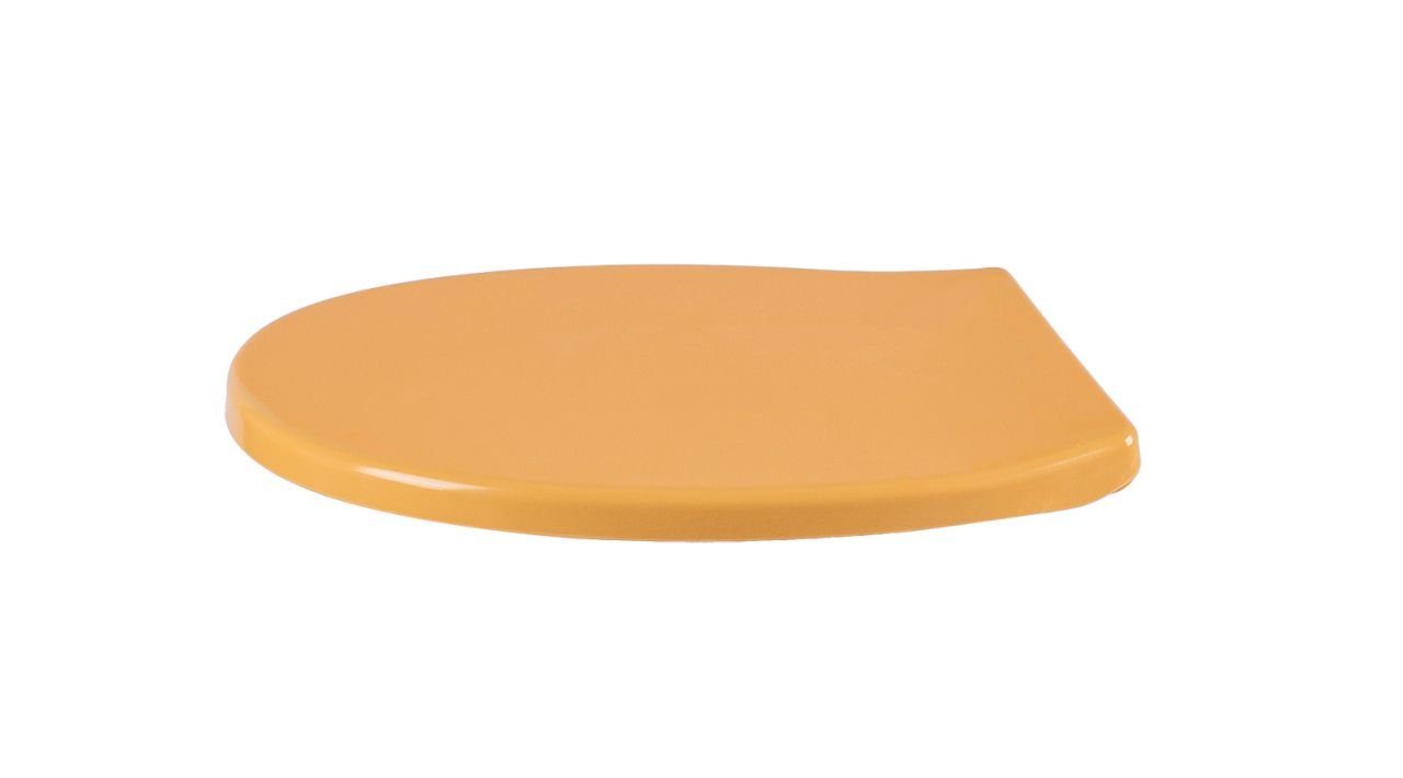 Primaster WC-Sitz Primaster WC-Sitz mit Absenkautomatik curry, Abnehmbar Absenkautomatik Edelstahlscharniere