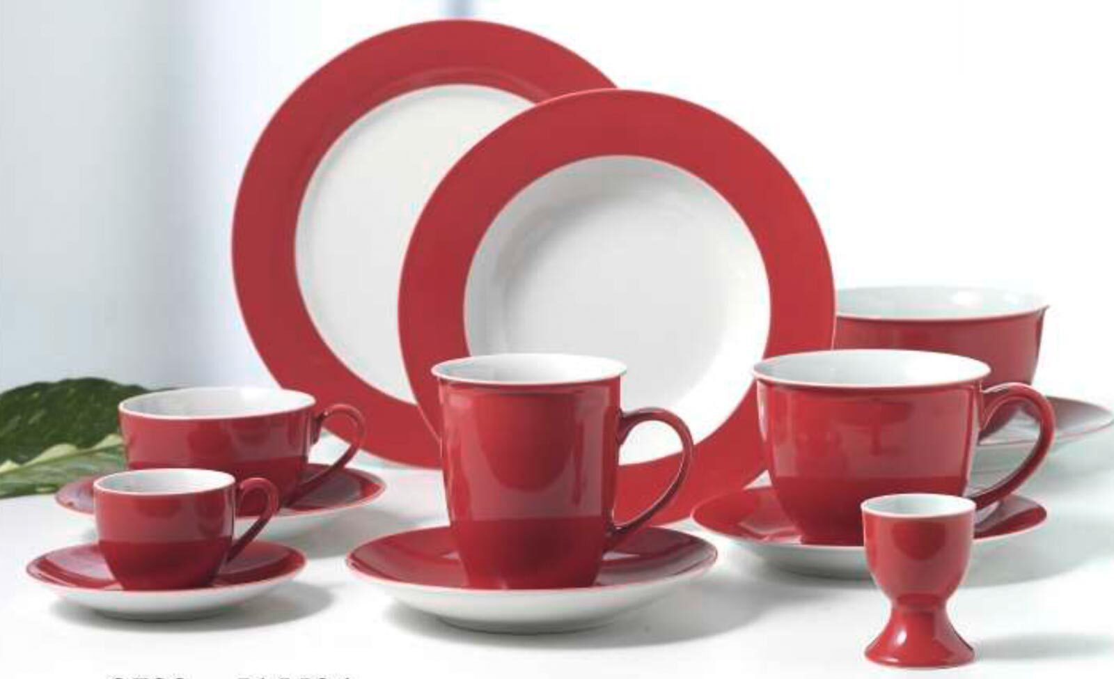 Ritzenhoff & Breker Untertasse Doppio Jumbountertassen ø 17 cm 6er Set, (6 St)
