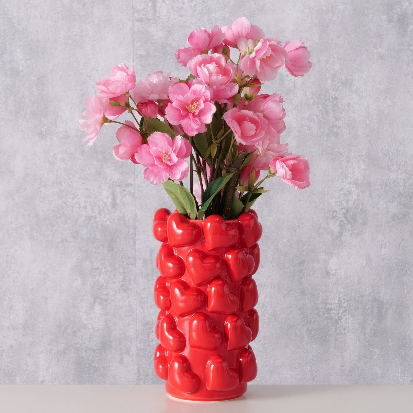 BOLTZE Dekovase Vase Herz-Liebe, 20 cm Höhe günstig online kaufen