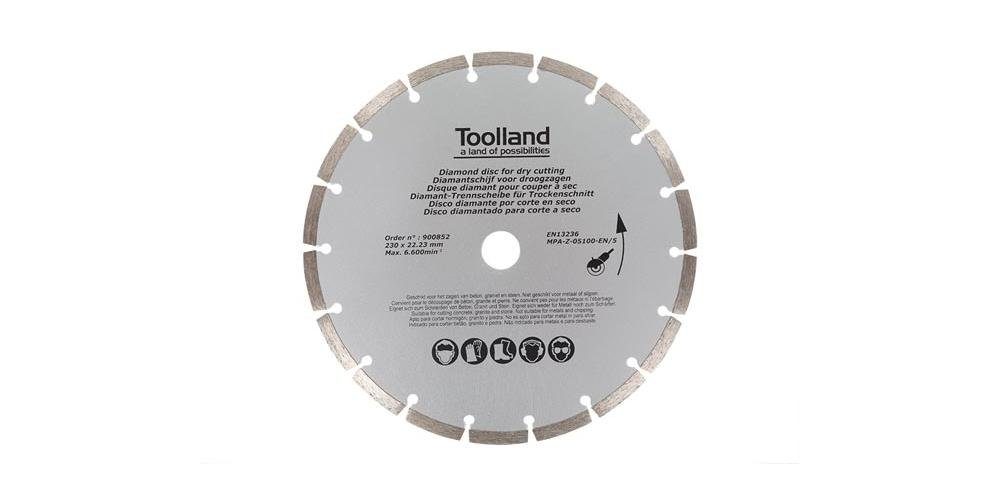 Handsäge SEGMENTIERT - DIAMANT-TRENNSCHEIBE 230 - mm Toolland