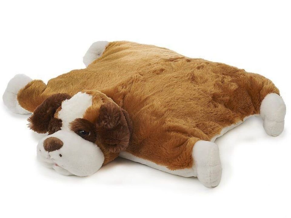 Euro Souvenirs Nackenkissen Hund Kuschelkissen Kissen aus Plüsch, Schmuseki günstig online kaufen