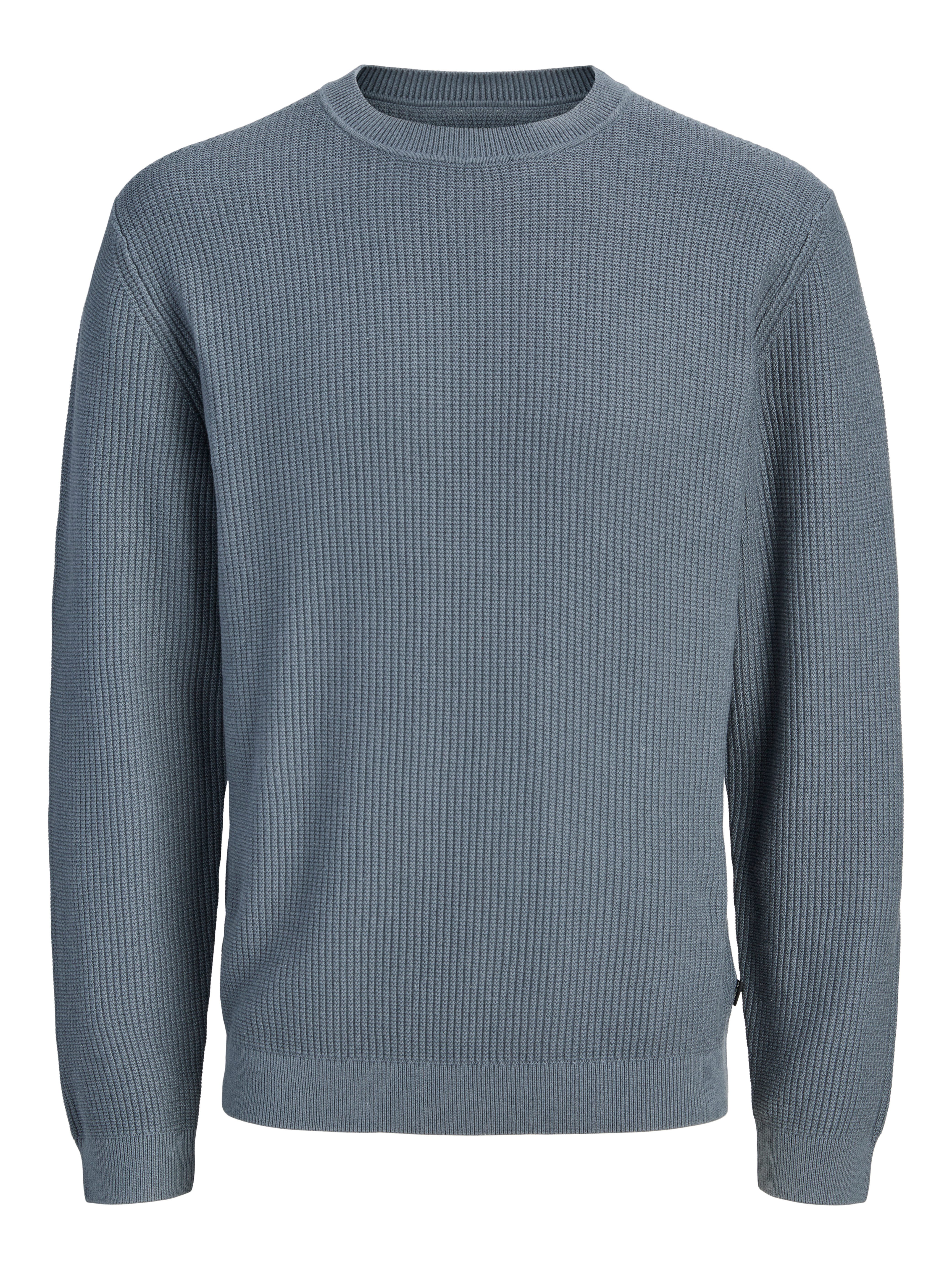 Jack & Jones Rundhalspullover JPRBLACONNOR KNIT CREW NECK Baumwolle, regular fit