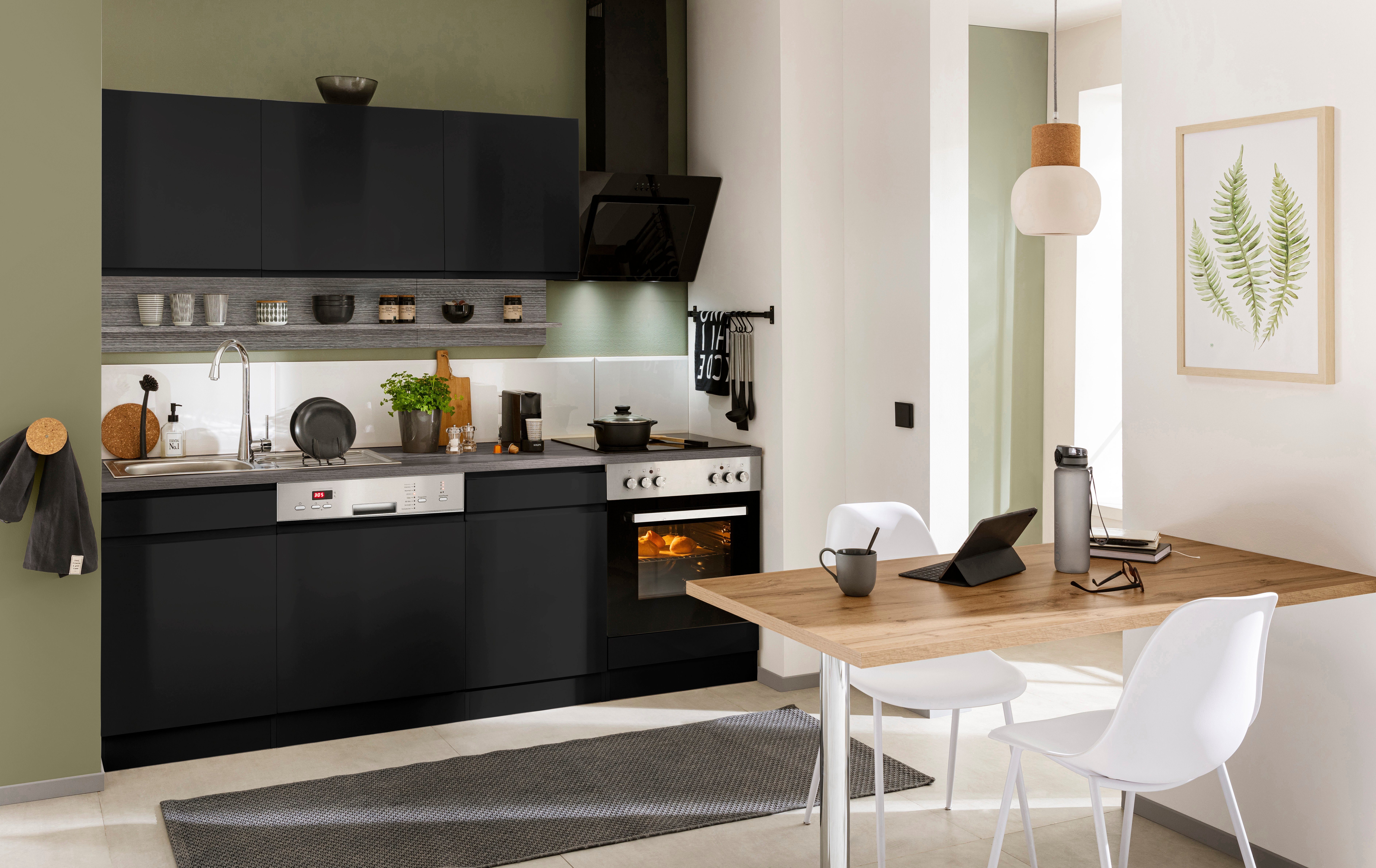 KOCHSTATION Küchenzeile KS-Virginia, Breite 220 cm, wahlweise mit oder ohne günstig online kaufen