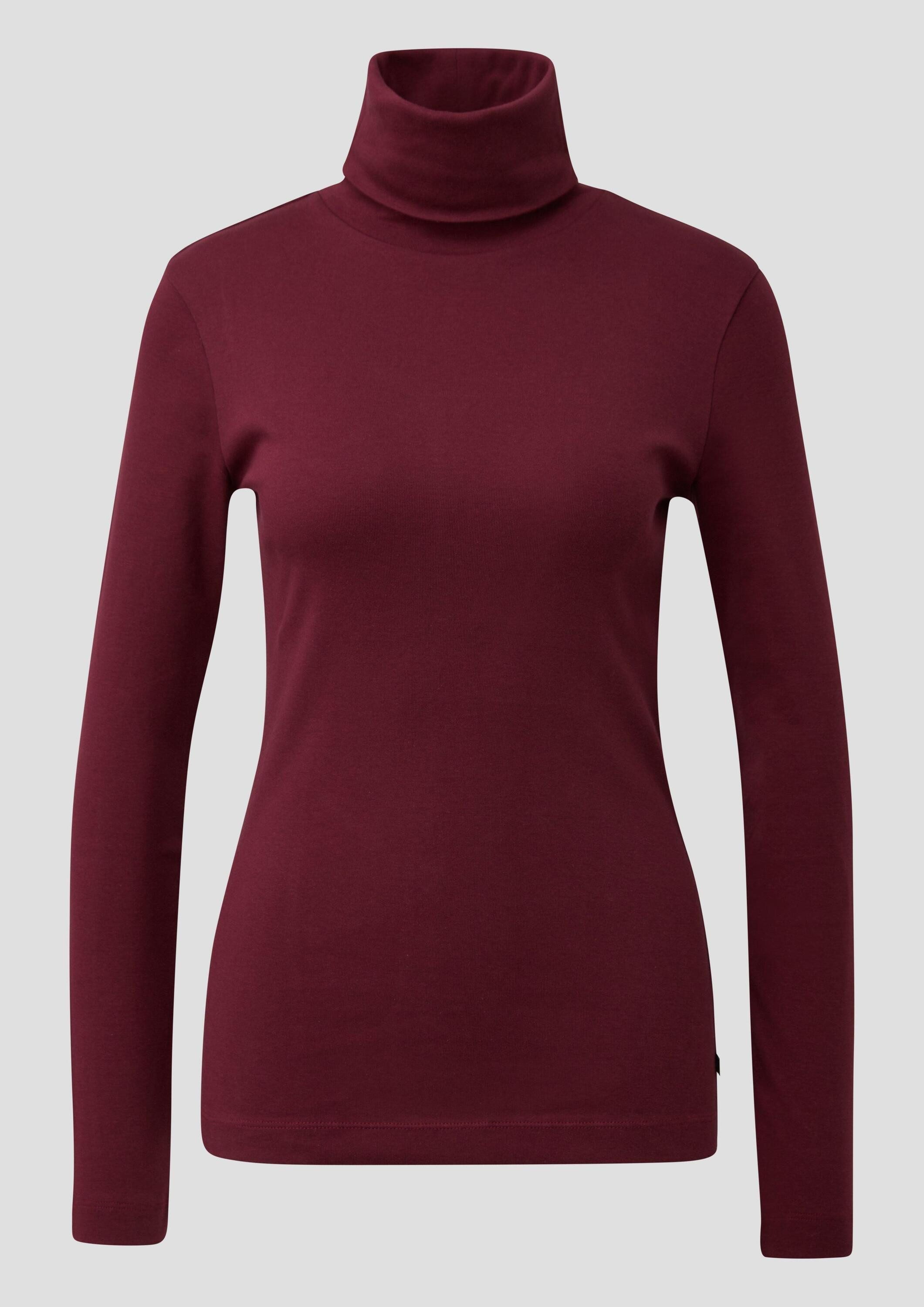 QS Langarmshirt T-Shirt Langarmshirt mit Rollkragen
