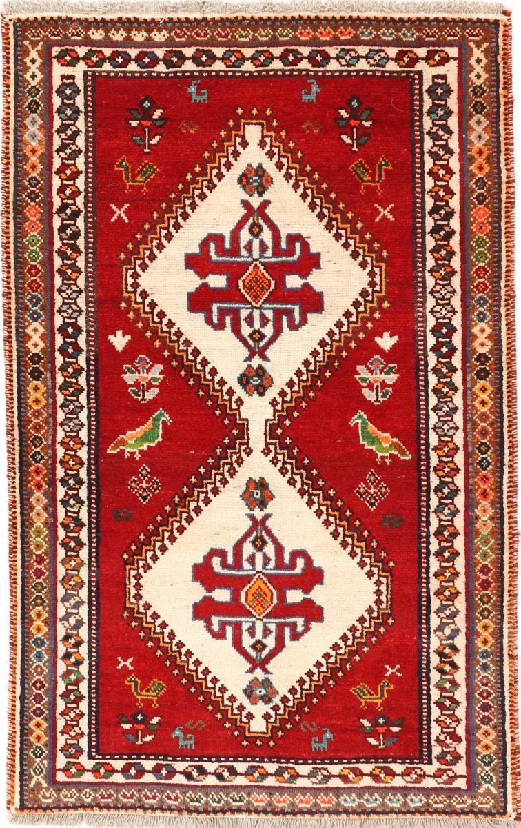 Orientteppich Shiraz 82x130 Handgeknüpfter Orientteppich / Perserteppich, Nain Trading, rechteckig, Höhe: 10 mm