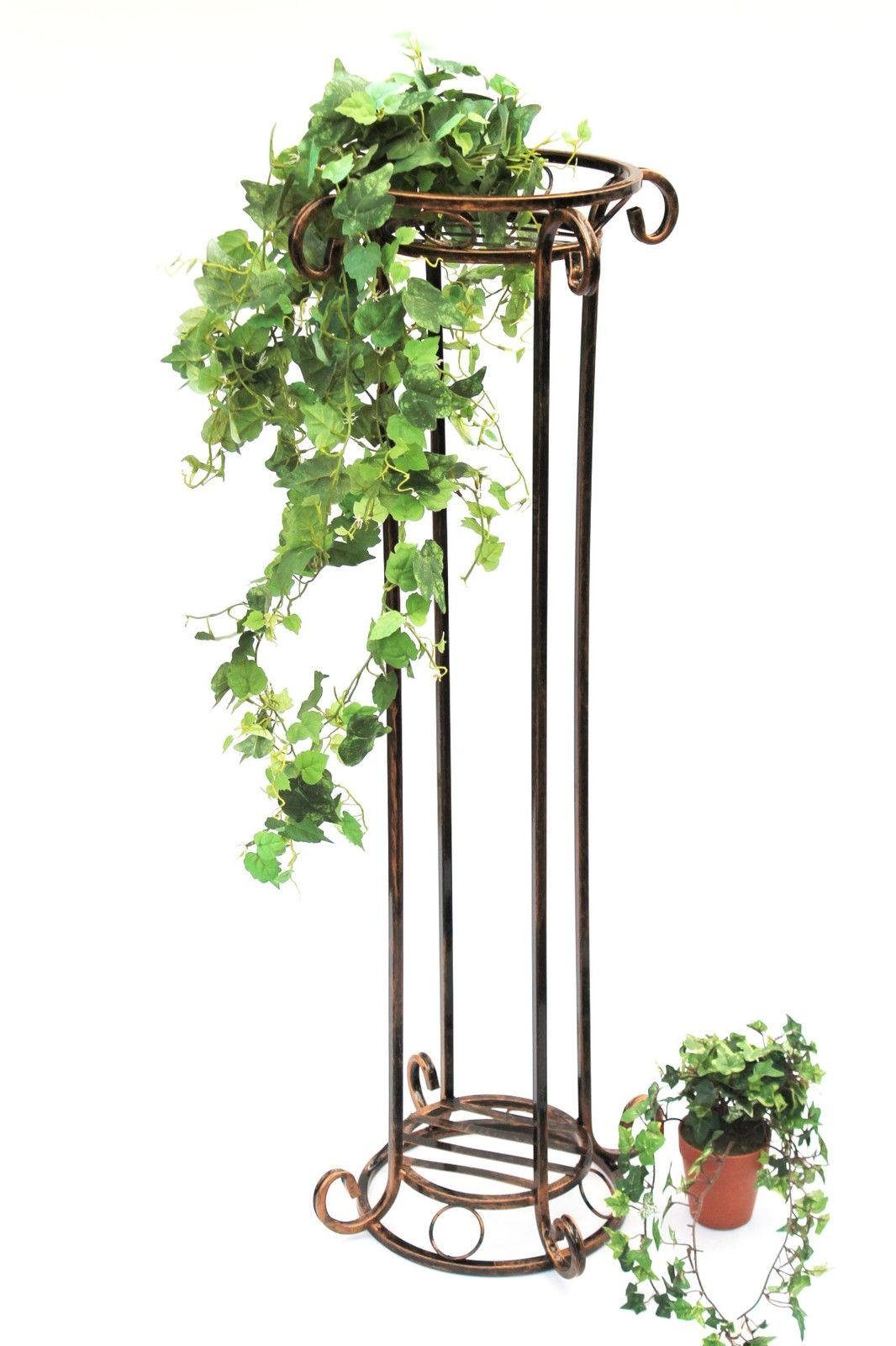 Blumenhocker Blumenständer 110 Blumentisch Pflanzsäule Metall cm Blumenständer Blumentreppe DanDiBo Blumensäule Art.417 Pflanzenständer