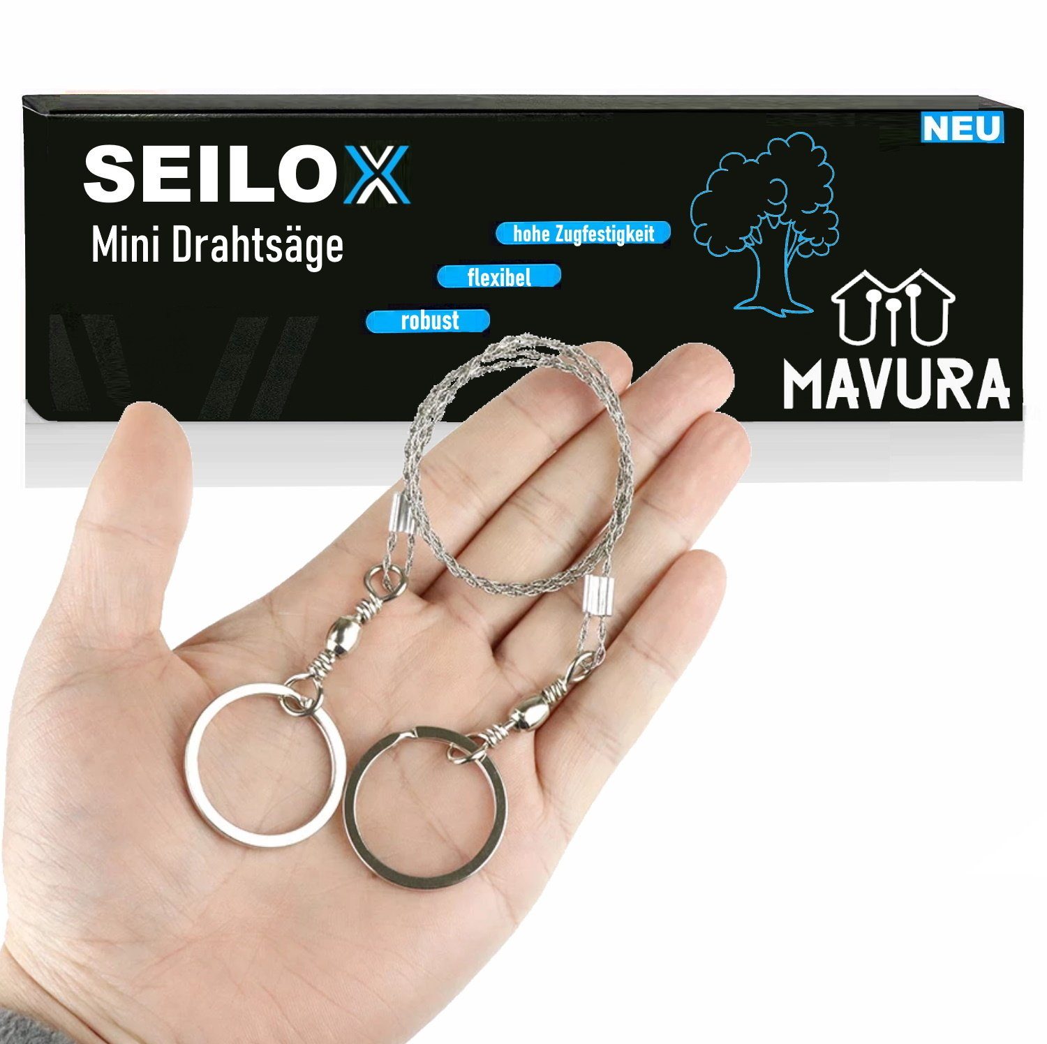 Handsäge SEILOX Drahtsäge Handsäge Handkettensäge Seilsäge
