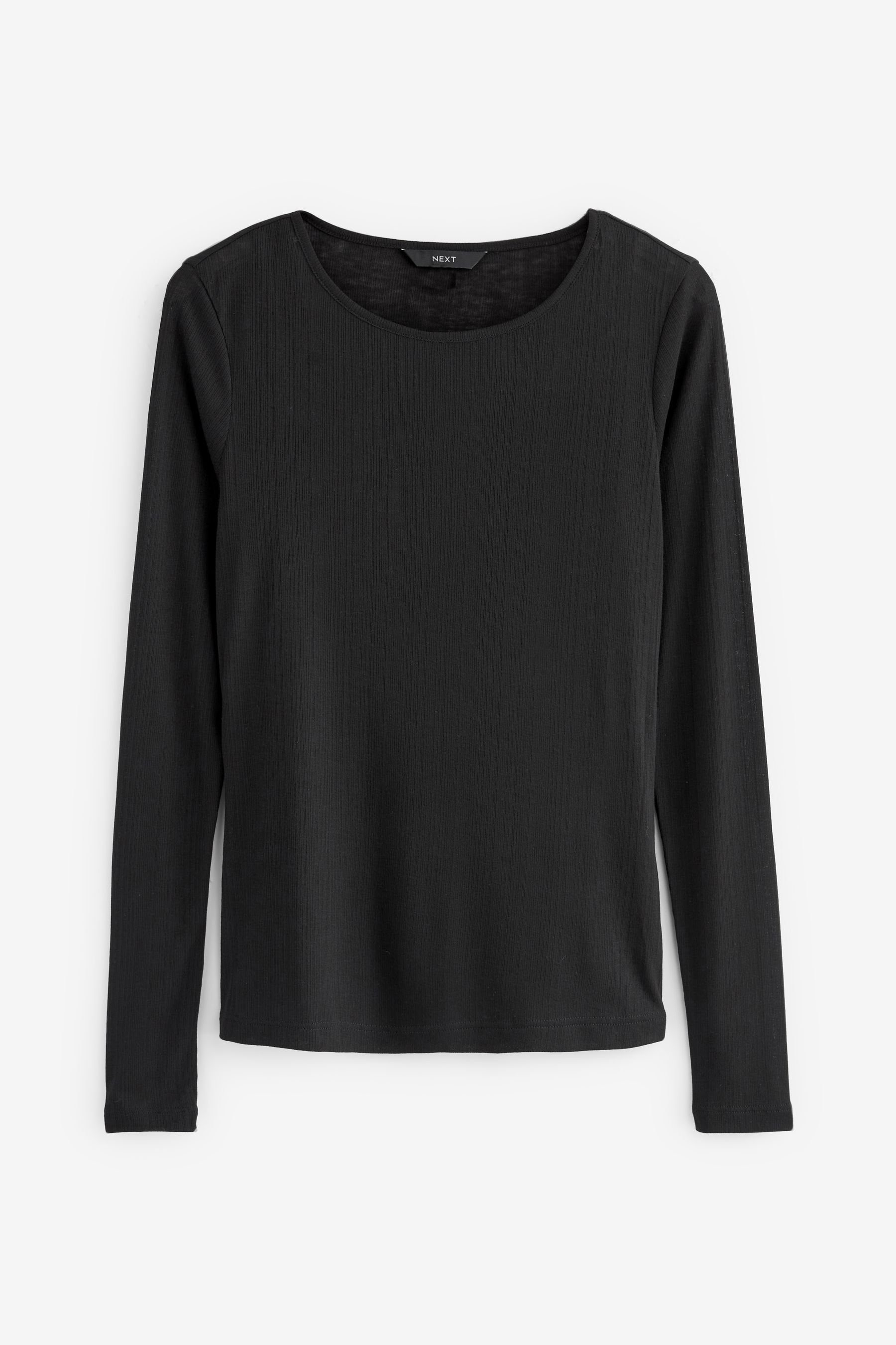 Next Sweatshirt Langärmeliges zweilagiges Top (2-tlg) Black