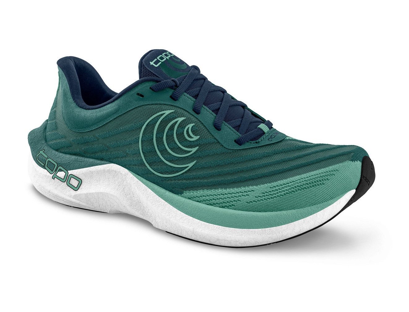 Topo Cyclone 2 (Leichtigkeit, breitere Zehenbox) blaugrün Damen Laufschuh günstig online kaufen