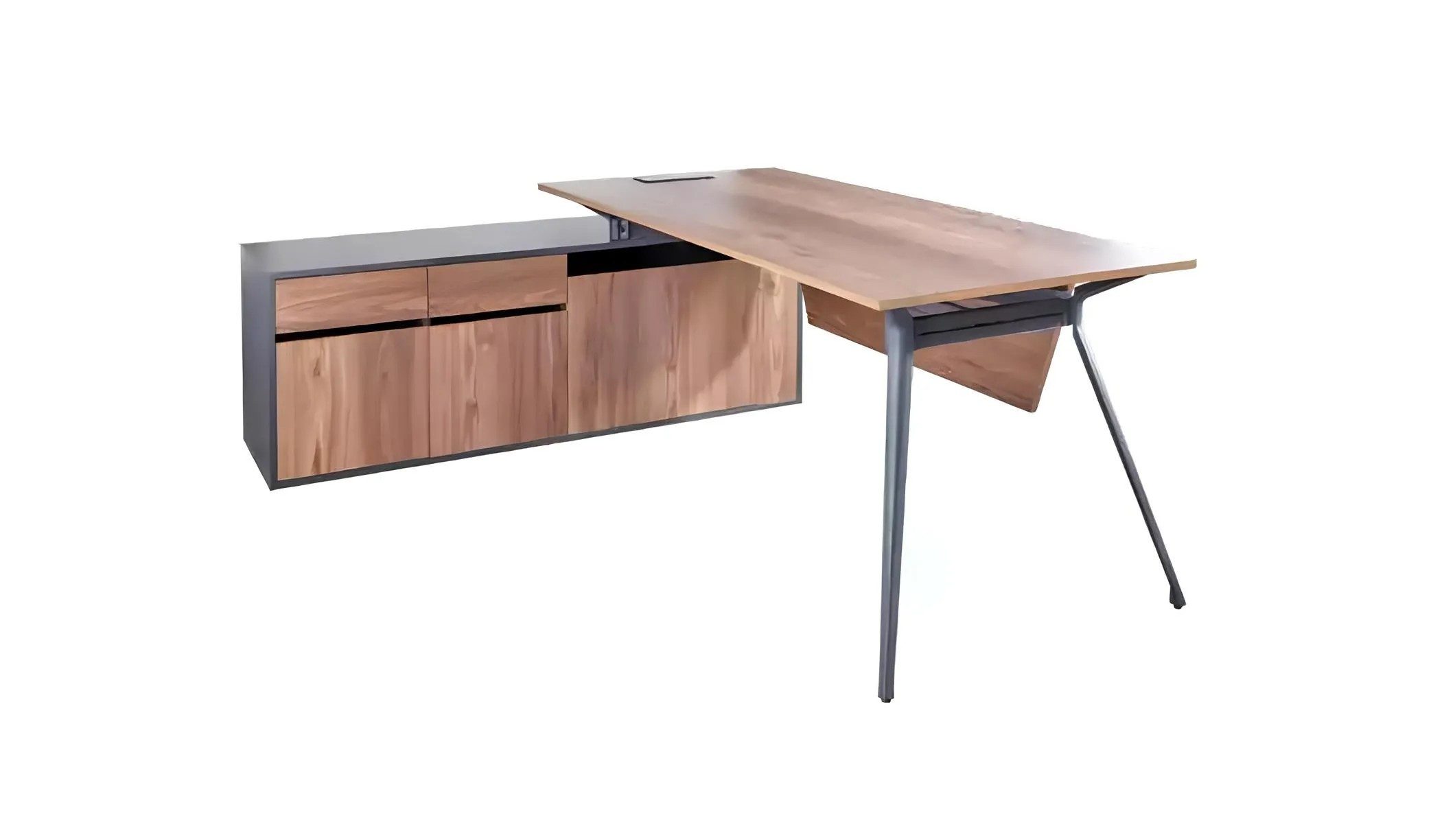 Eckschreibtisch Eckschreibtisch aus Holz – Cheftisch für das Büro