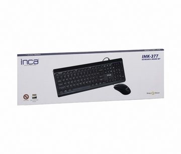 INCA Wireless Tastatur und Maus Set Bluetooth Multimedia-Tastatur und Maus Tastatur- und Maus-Set