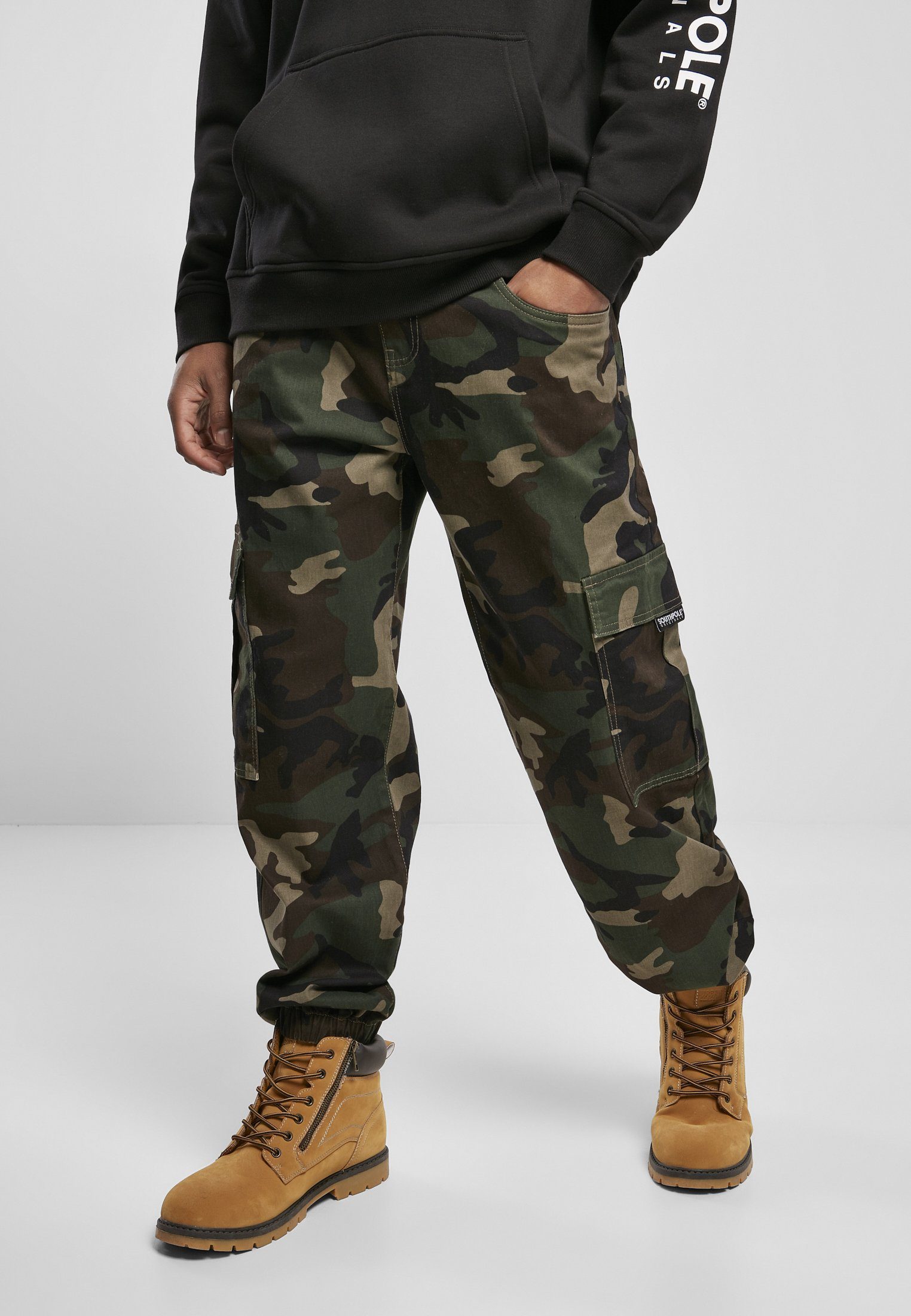 Southpole Cargohose Herren Southpole Camo Cargo Pants (1-tlg)