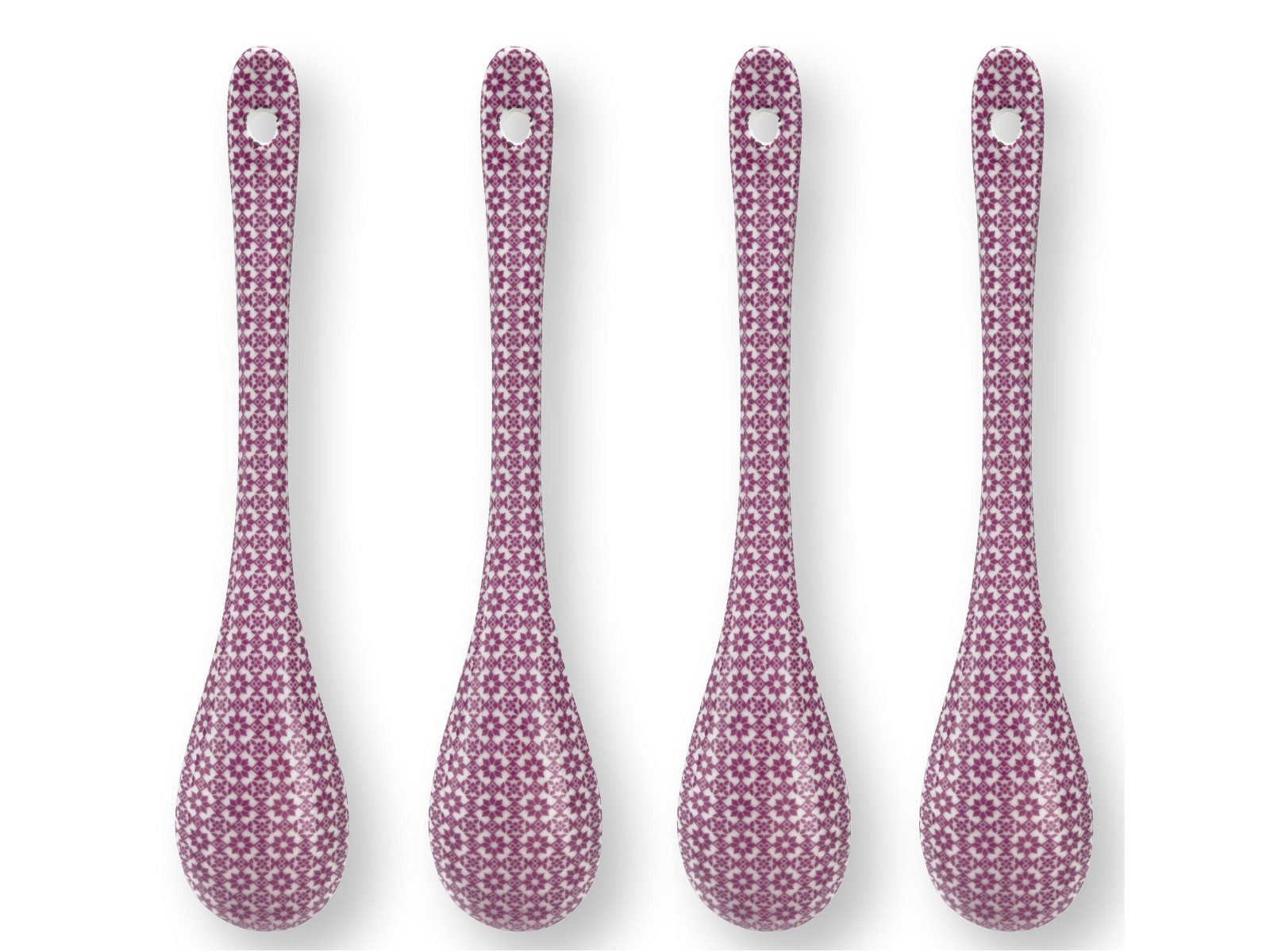 PiP Studio Teelöffel Lily&Lotus Lilac Teelöffel 13cm Set4