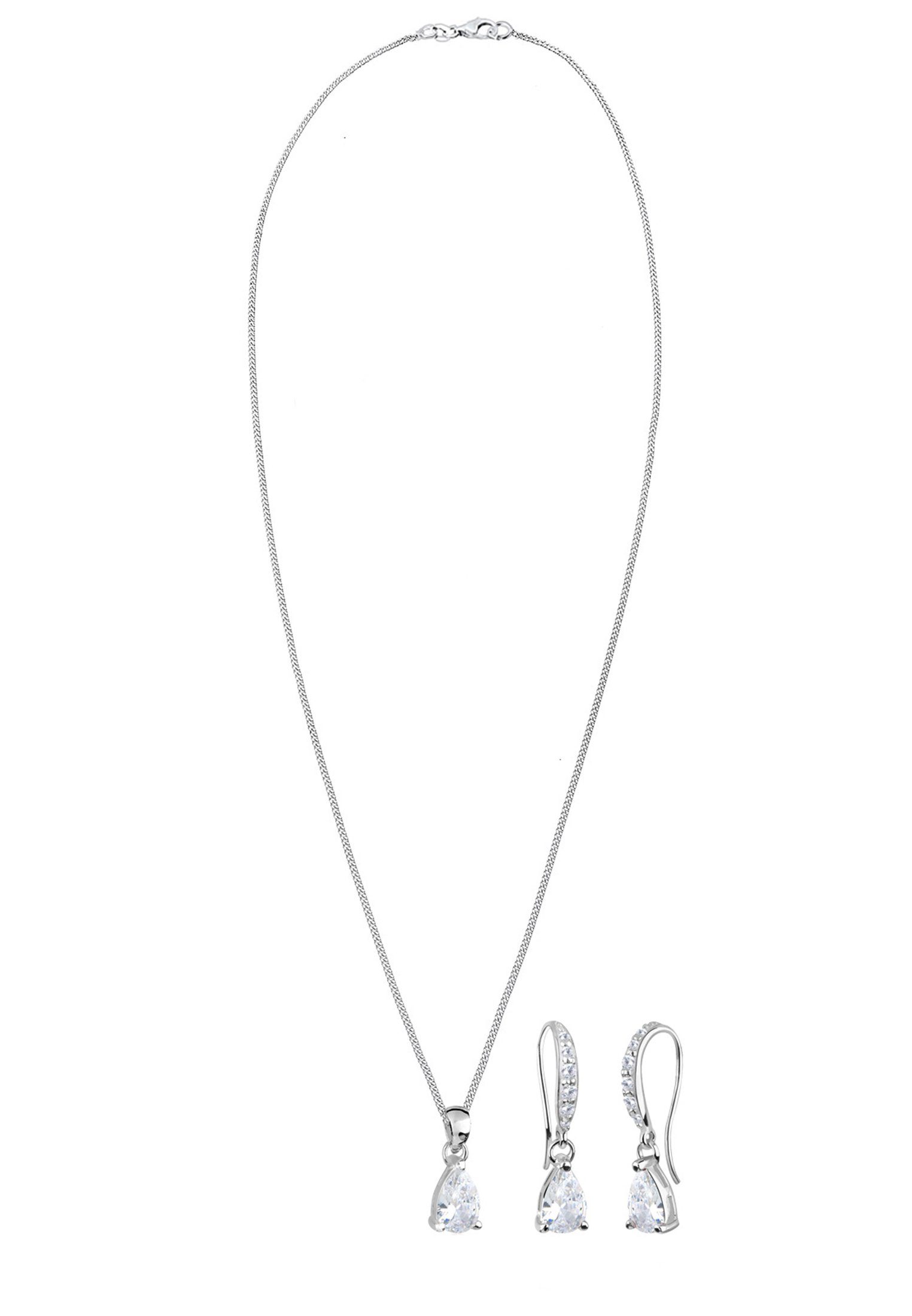 Elli Schmuckset Ohrhänger Anhänger mit Zirkonia günstig online kaufen